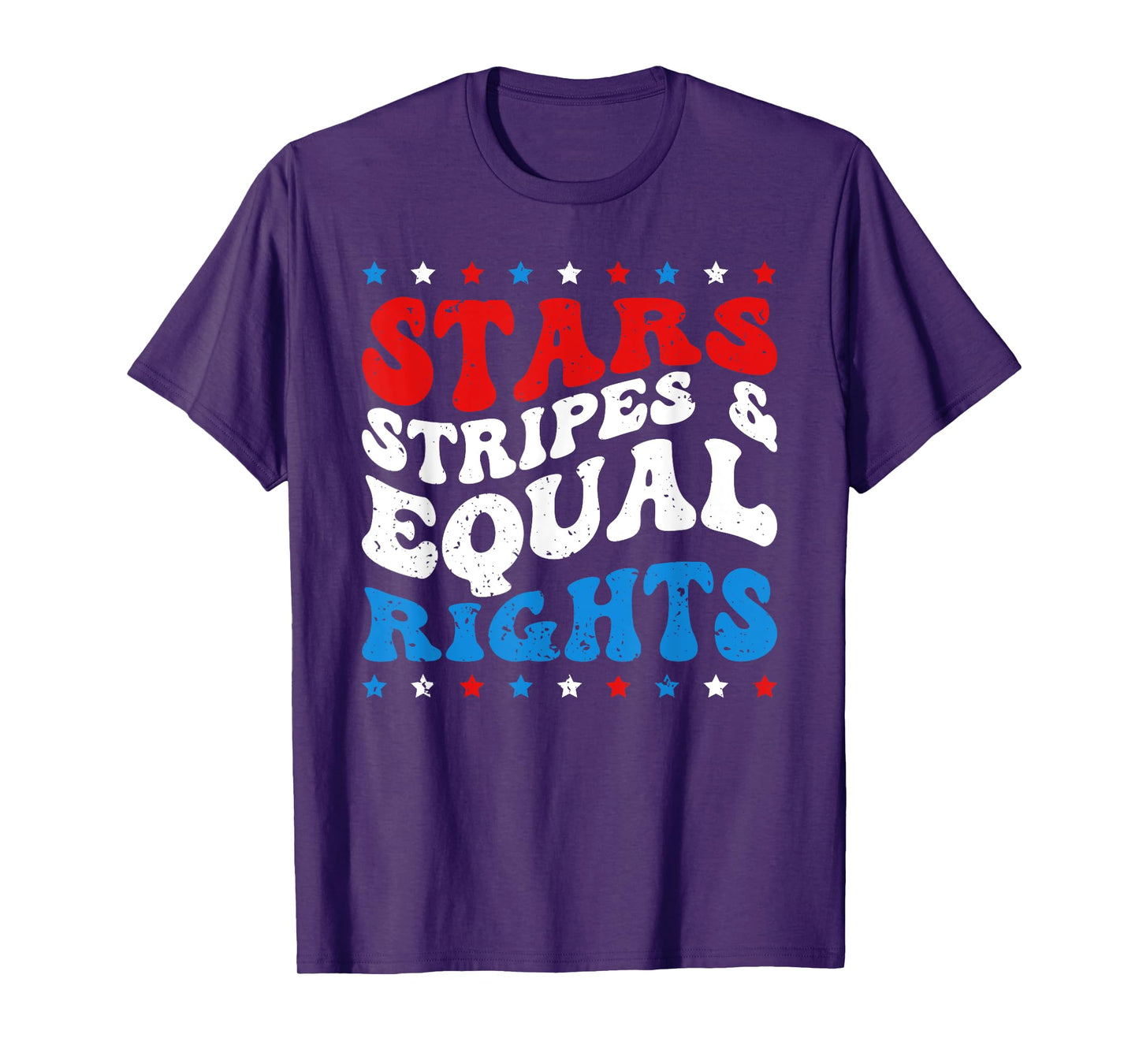 Stars Stripes And Equal Rights Women's Rights 4th Of July T-Shirt