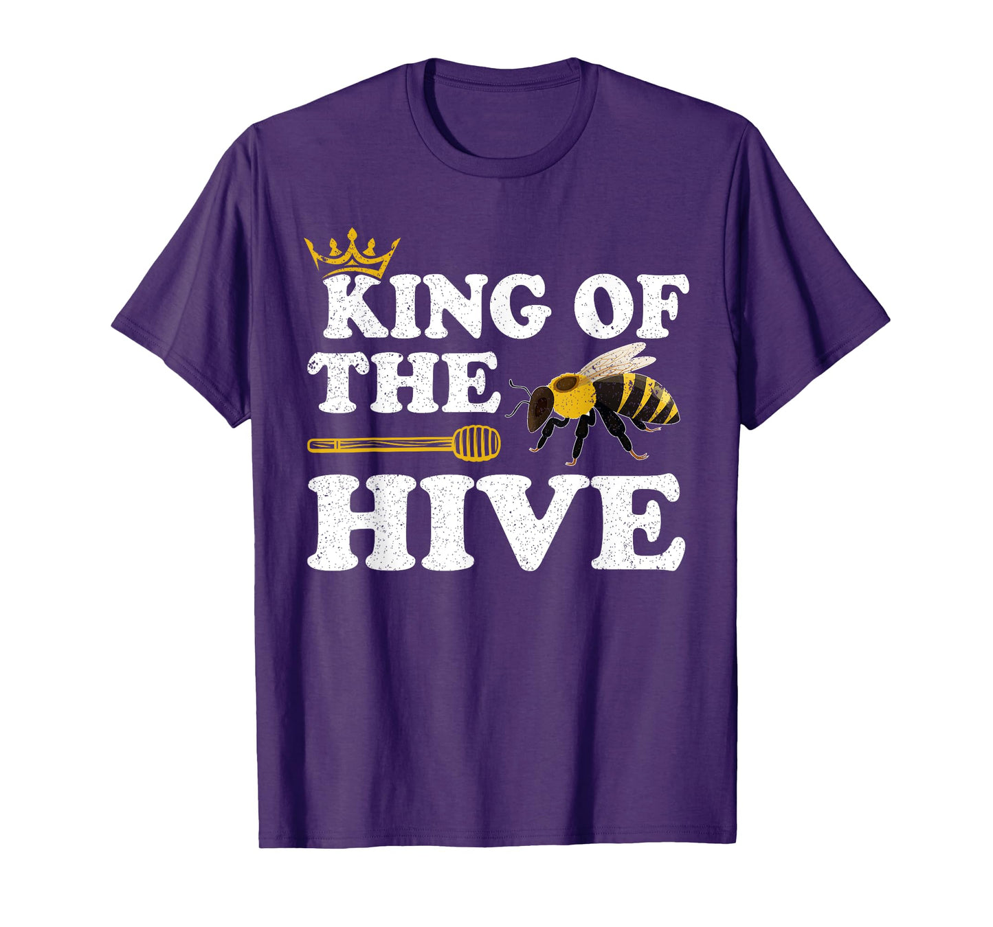 Beekeeper Bee Lover Funny King Of The Hive T-Shirt