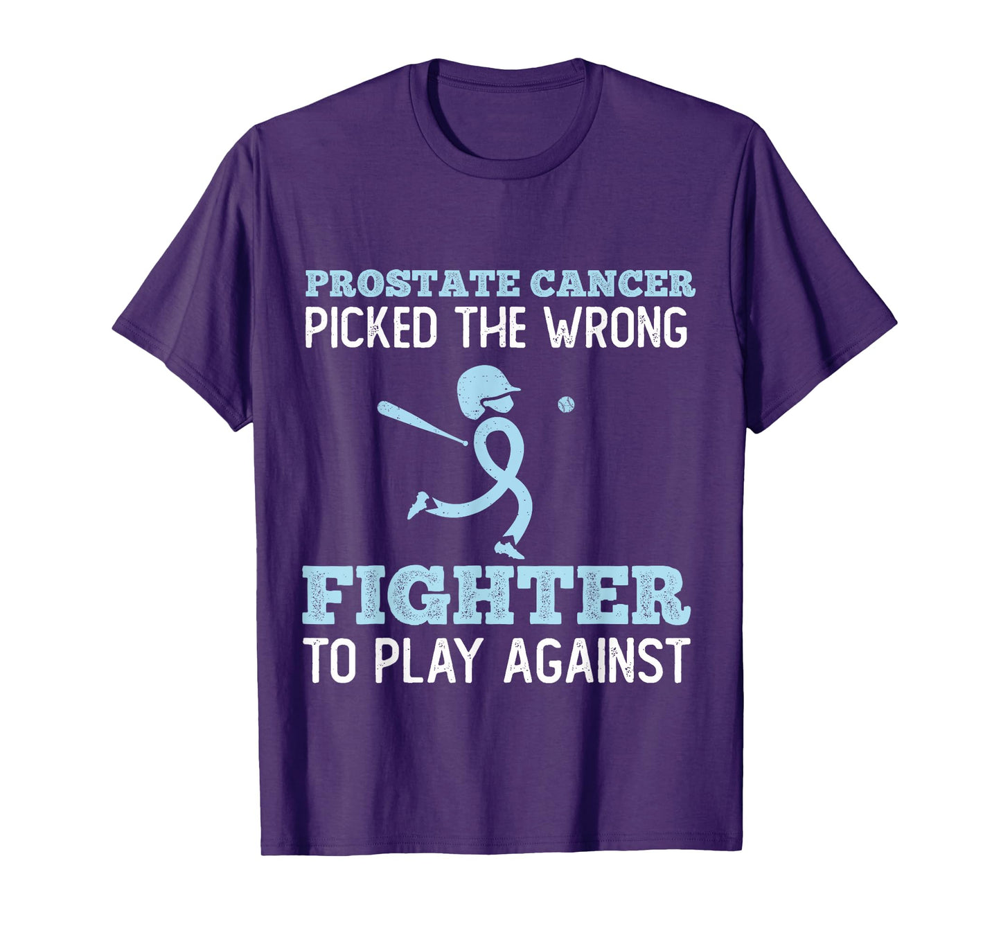 Baseball Player Prostate Cancer Patient Fighting Cancer T-Shirt