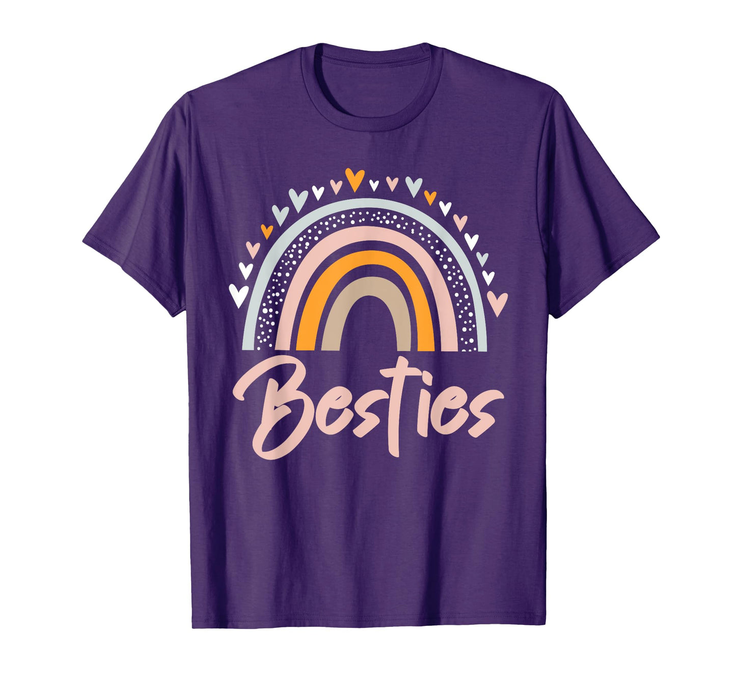 Besties BFF Heart Best Friends Bestie T-Shirt