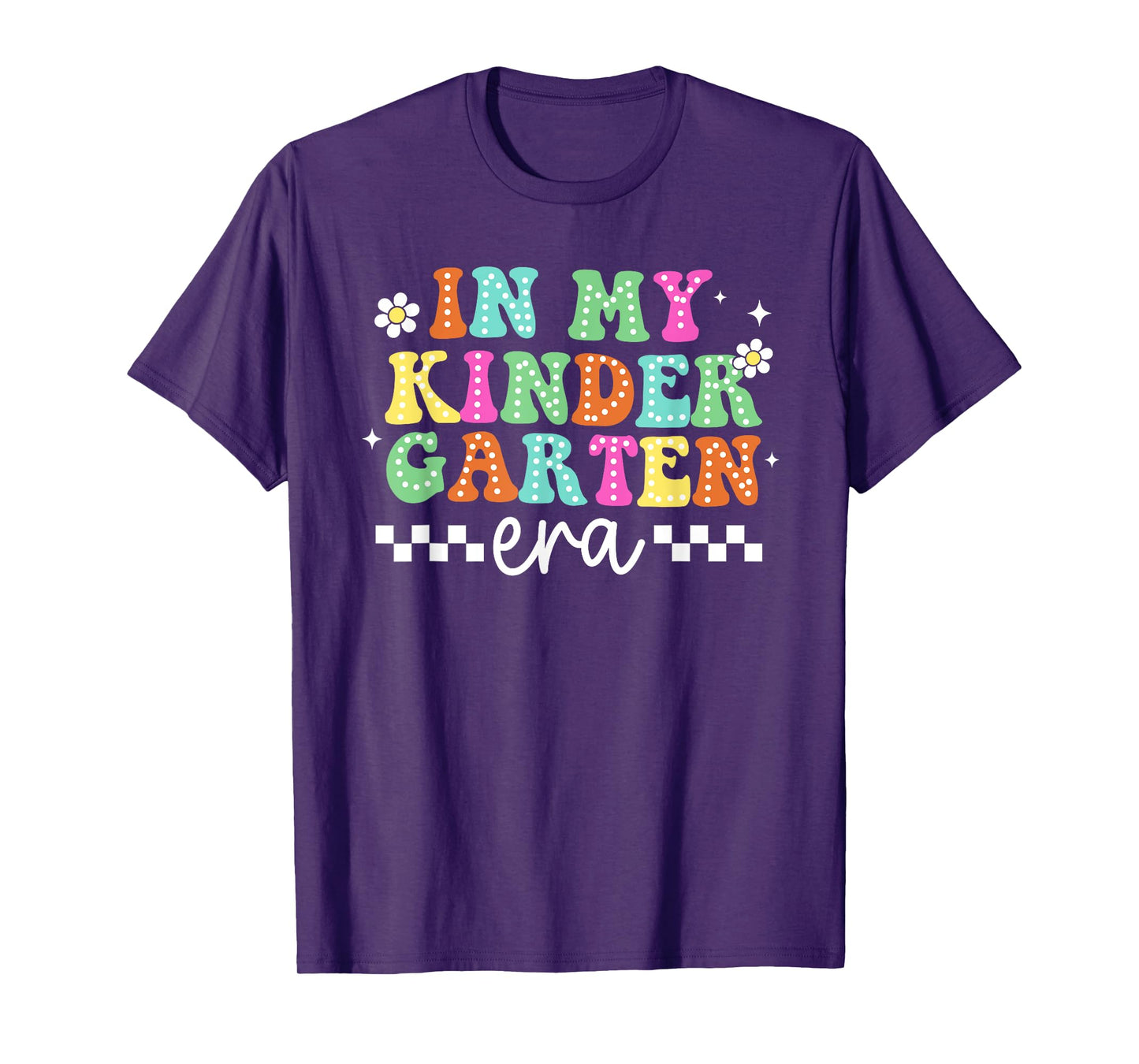 In My Kindergarten Era Groovy Kindergarten Back To School T-Shirt