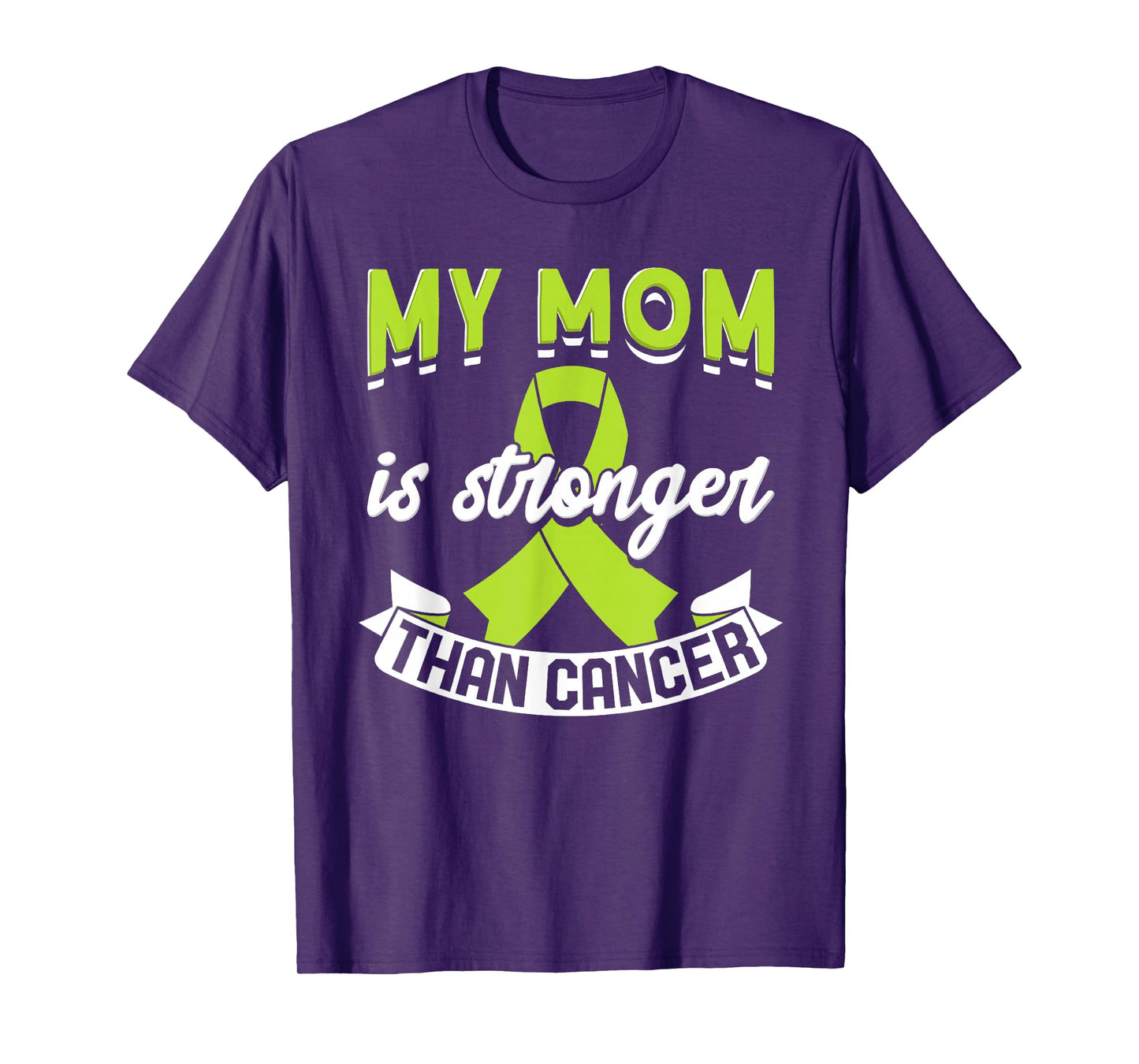 My Mom Is Stronger Than Cancer Lymphoma Awareness T-Shirt
