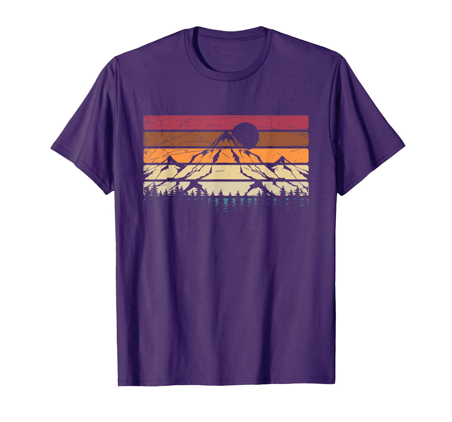 Mountain Hiking Mountain Hiker Nature Retro Forest T-Shirt