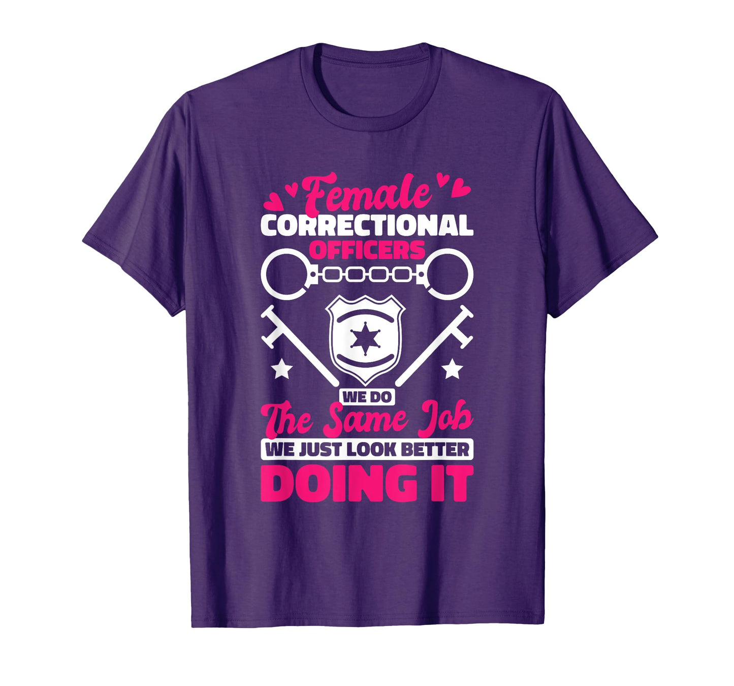 Women Correctional Officers Design for Female Prison Guard T-Shirt