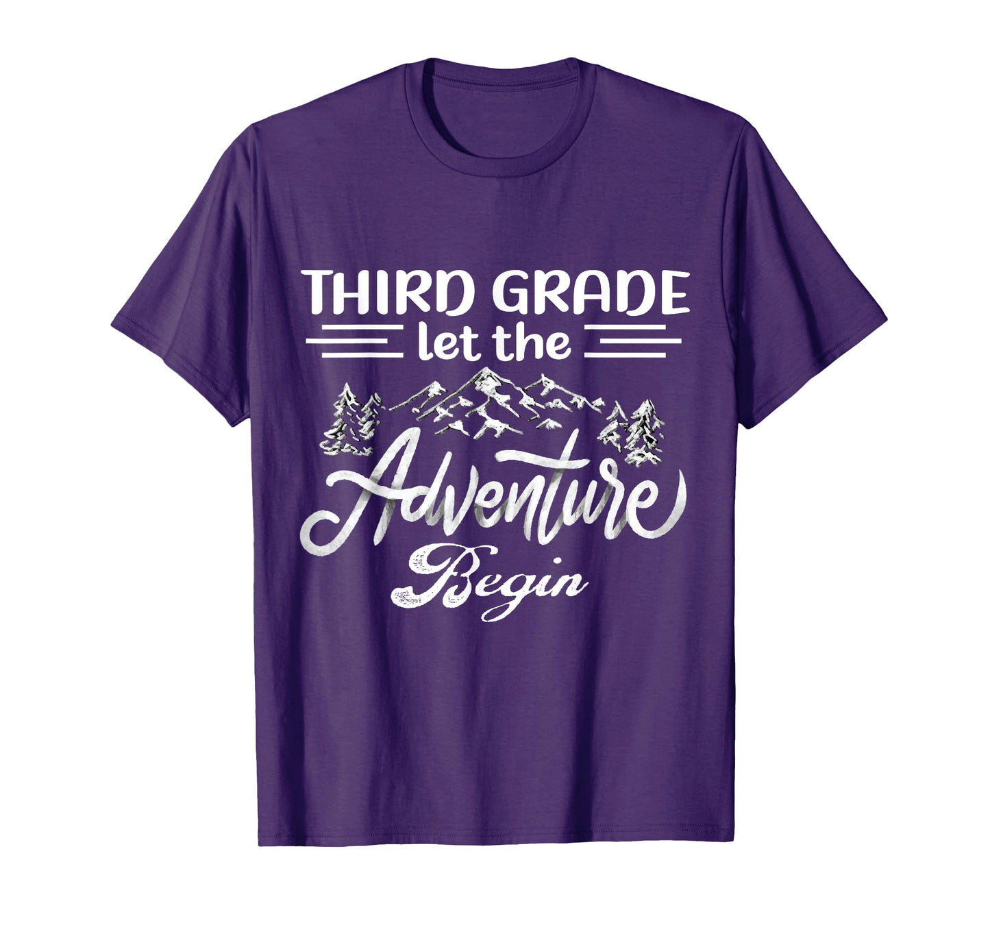 Third Grade Let The Adventure Begin Back To School Teacher T-Shirt for Men Women Kids