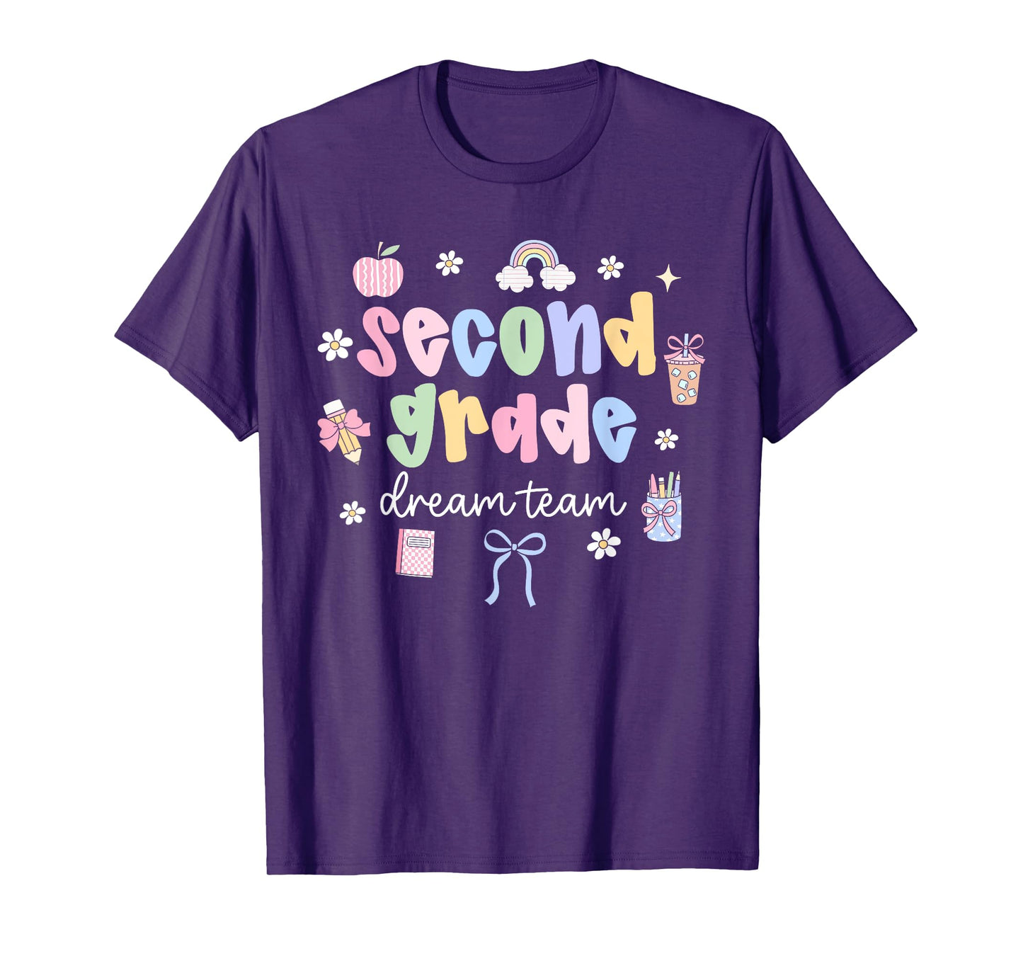 Second Grade Dream Team Back To School 2nd Grade Teacher T-Shirt
