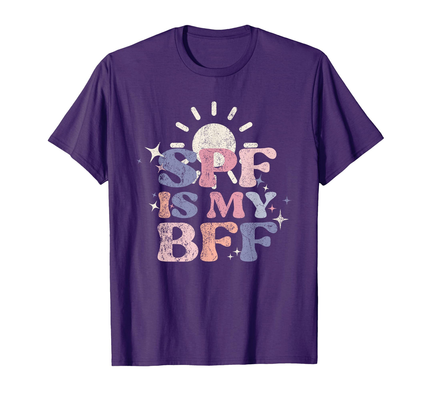 Vintage SPF Is My BFF Sunscreen Skincare Esthetician T-Shirt
