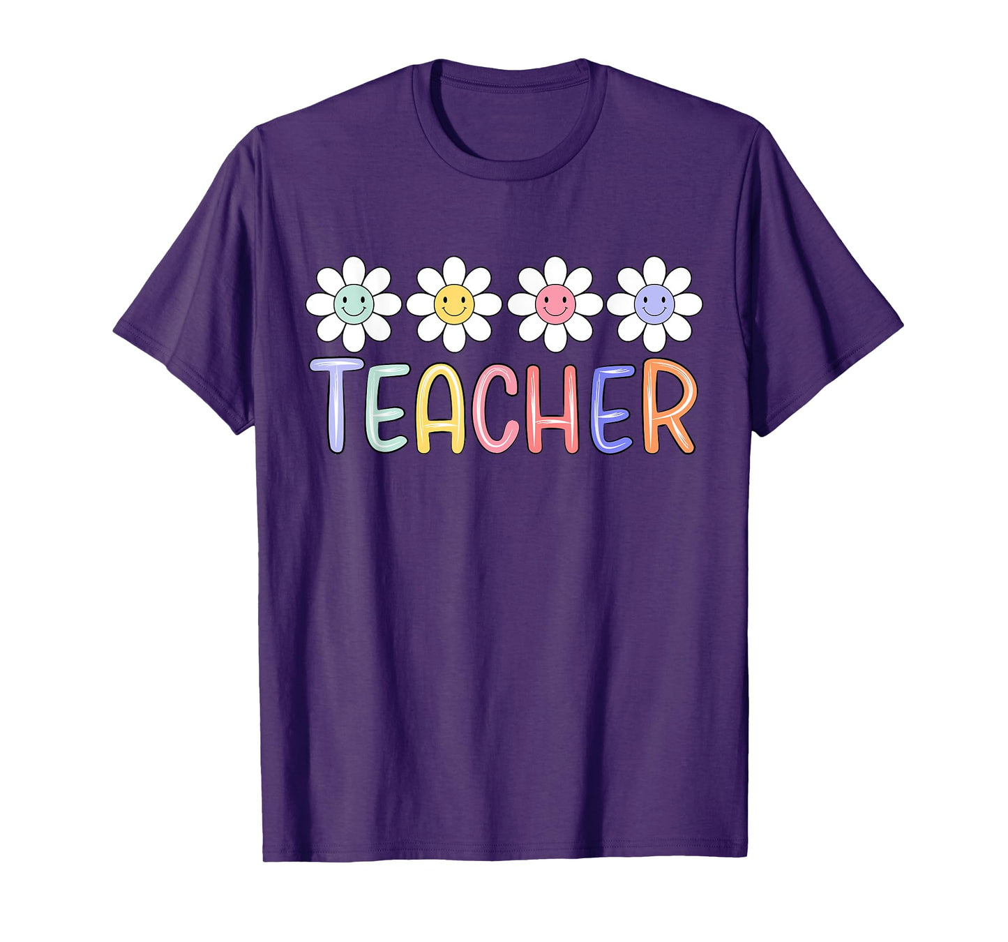 Teacher Life Daisy Flower PreK & Kindergarten Teacher Team T-Shirt