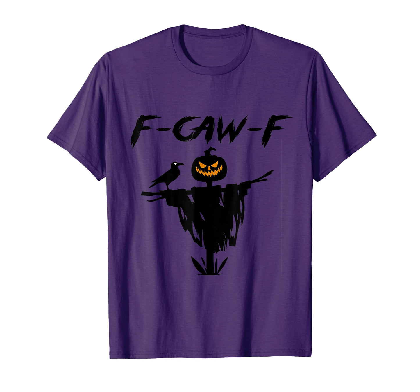 Halloween F-Caw-F Black Crow Bird T-Shirt FCAWF Raven Funny T-Shirt