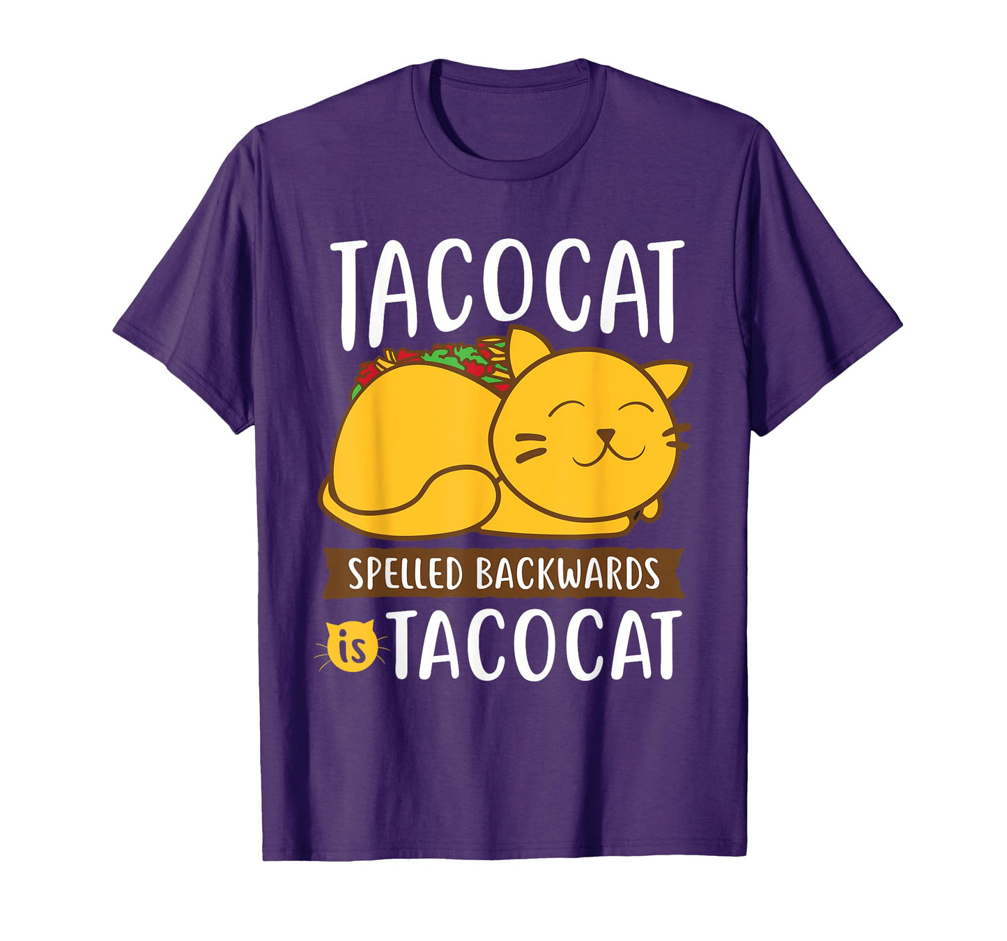 Tacocat Funny Taco Tuesday & Mexican Food Lover T-Shirt