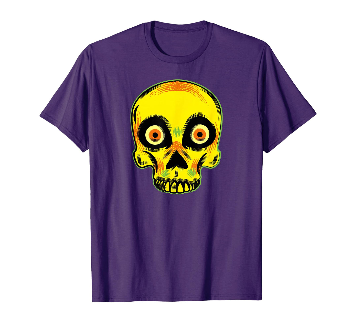 Halloween Skull Skeleton I Pumpkin Scary Trick Or Treat T-Shirt