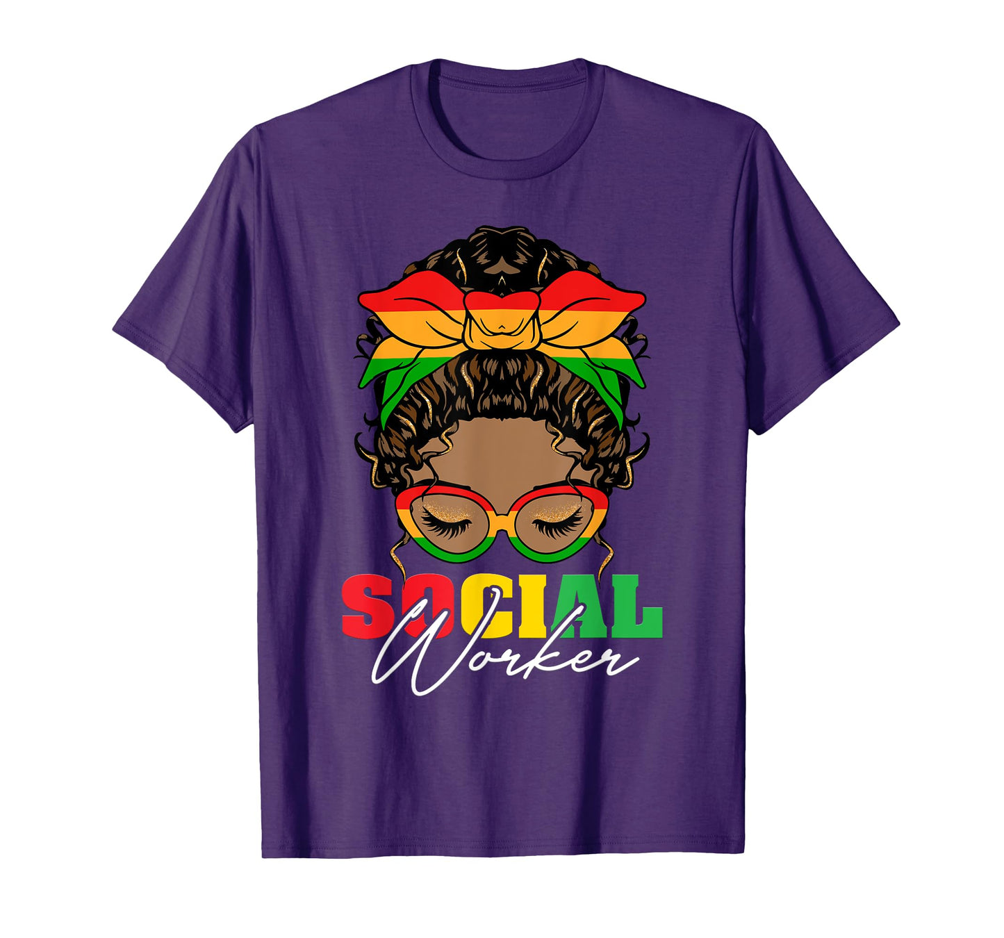 Black History Month Social Worker Social Work Month Women T-Shirt