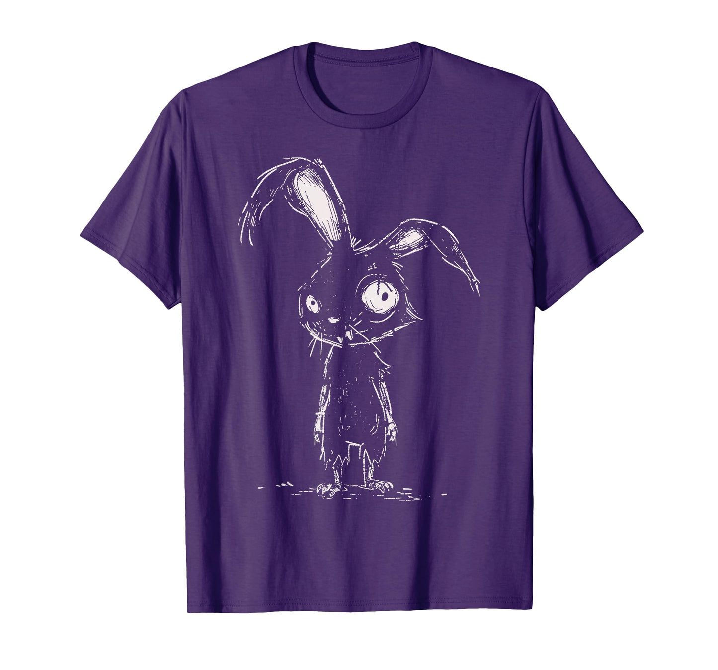 Weird Grunge Bunny Rabbit Alt Goth Cute Horror Aesthetic T-Shirt