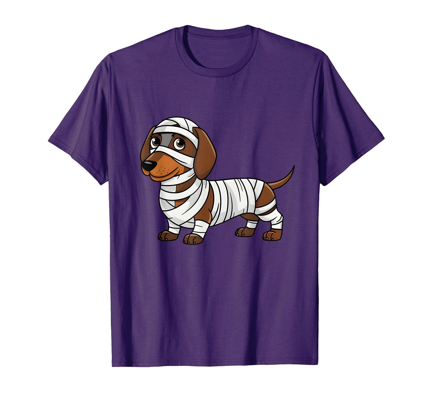 Cute Halloween Costume Dachshund Mummy Dog Lover T-Shirt