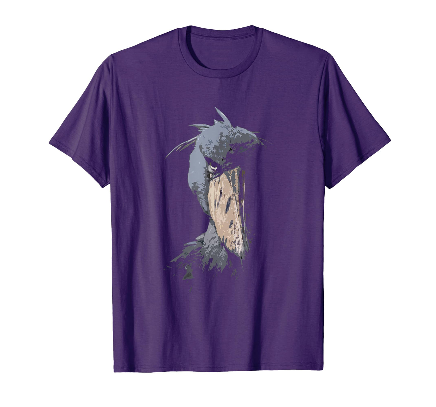 Shoebill African Bird Aztec Mayan Bird Lover Cool Distressed T-Shirt