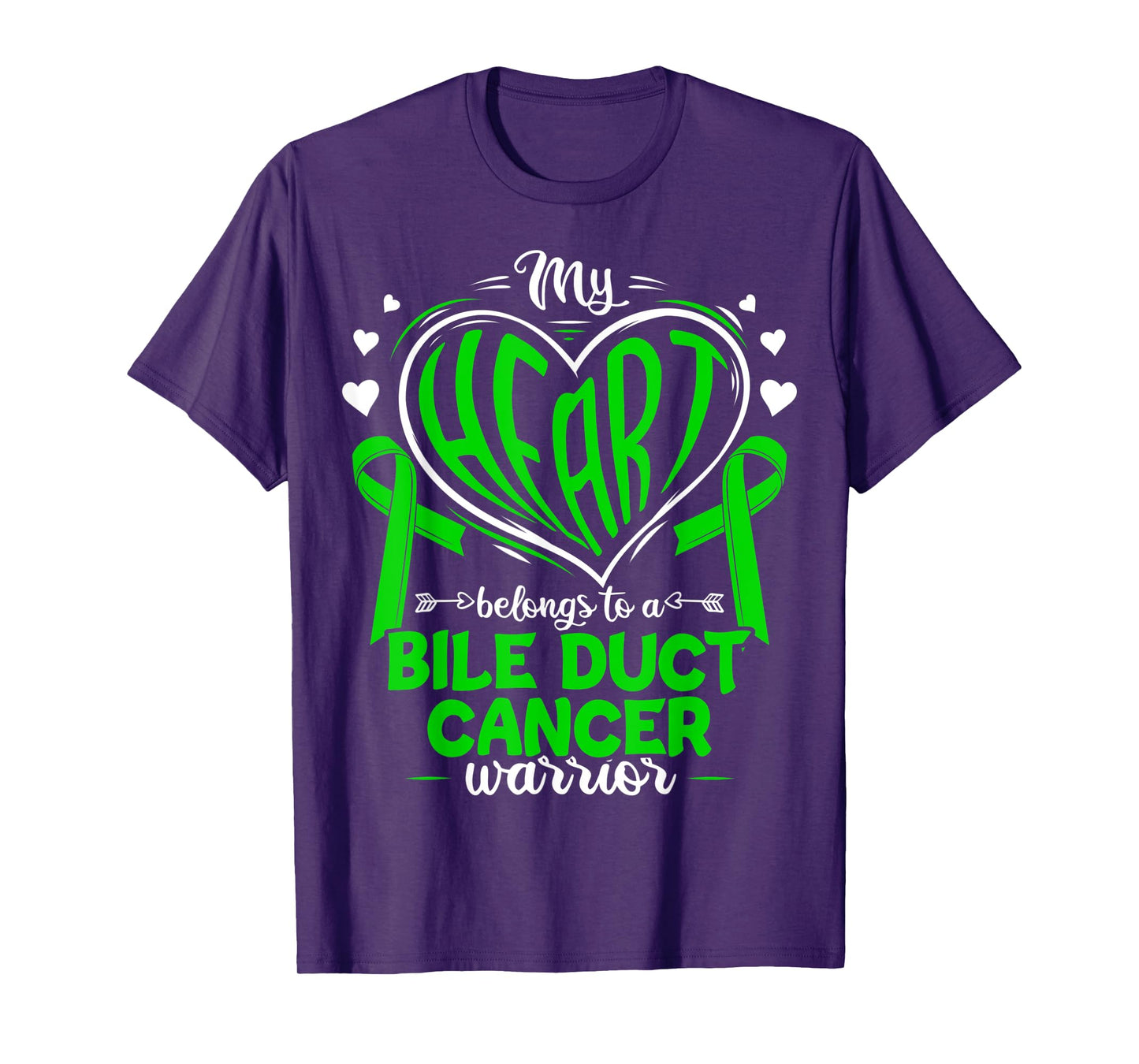 Cholangiocarcinoma Bile Duct Cancer Awareness T-Shirt