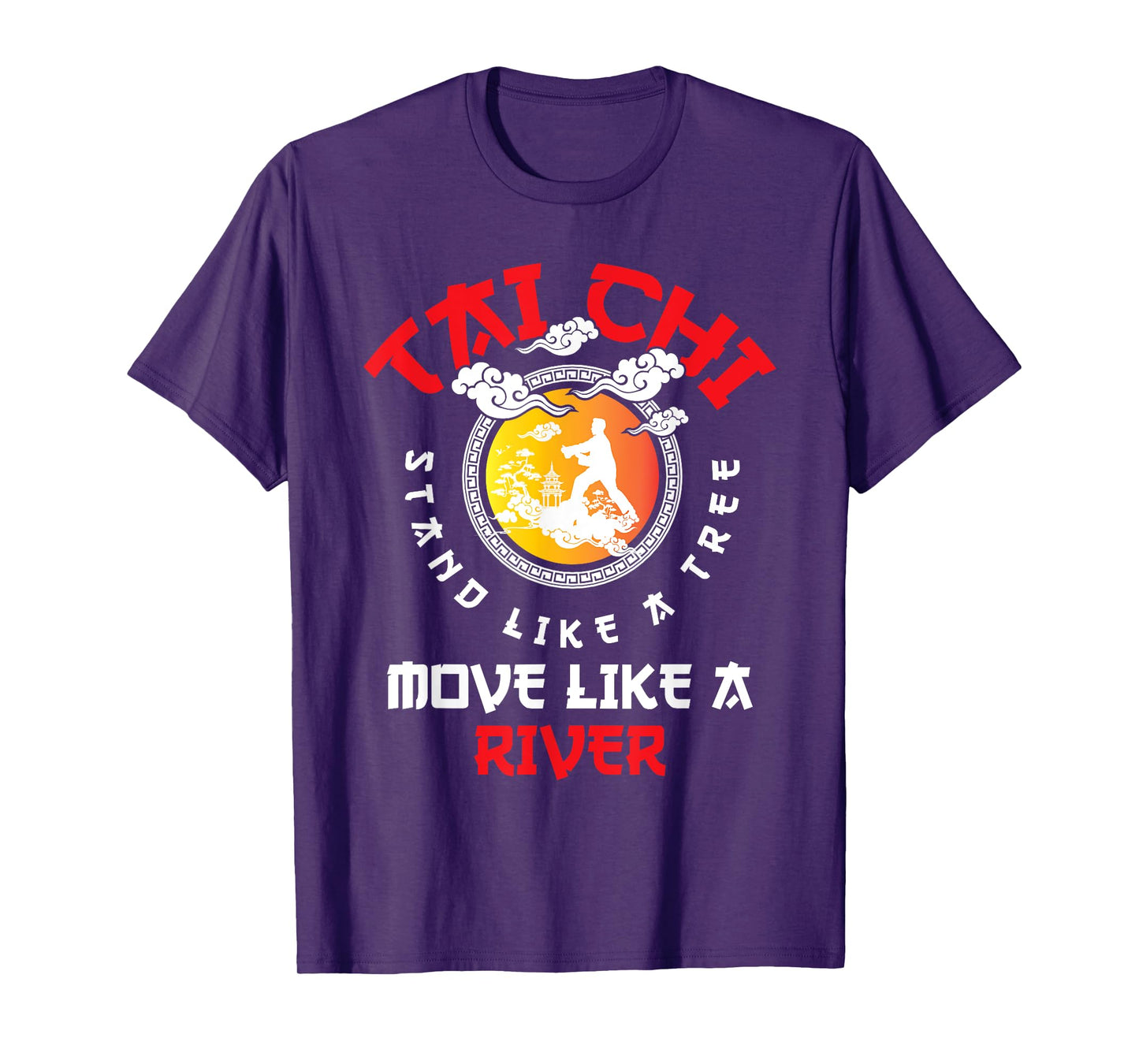 Tai Chi Stand Like A Tree - Mind Body Spiritual Meditation T-Shirt