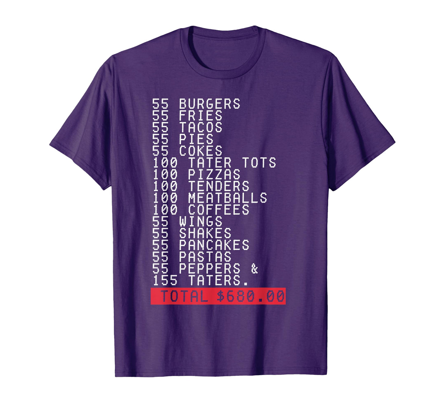 55 Burgers 55 Fries I Think You Should Leave Funny T-Shirt