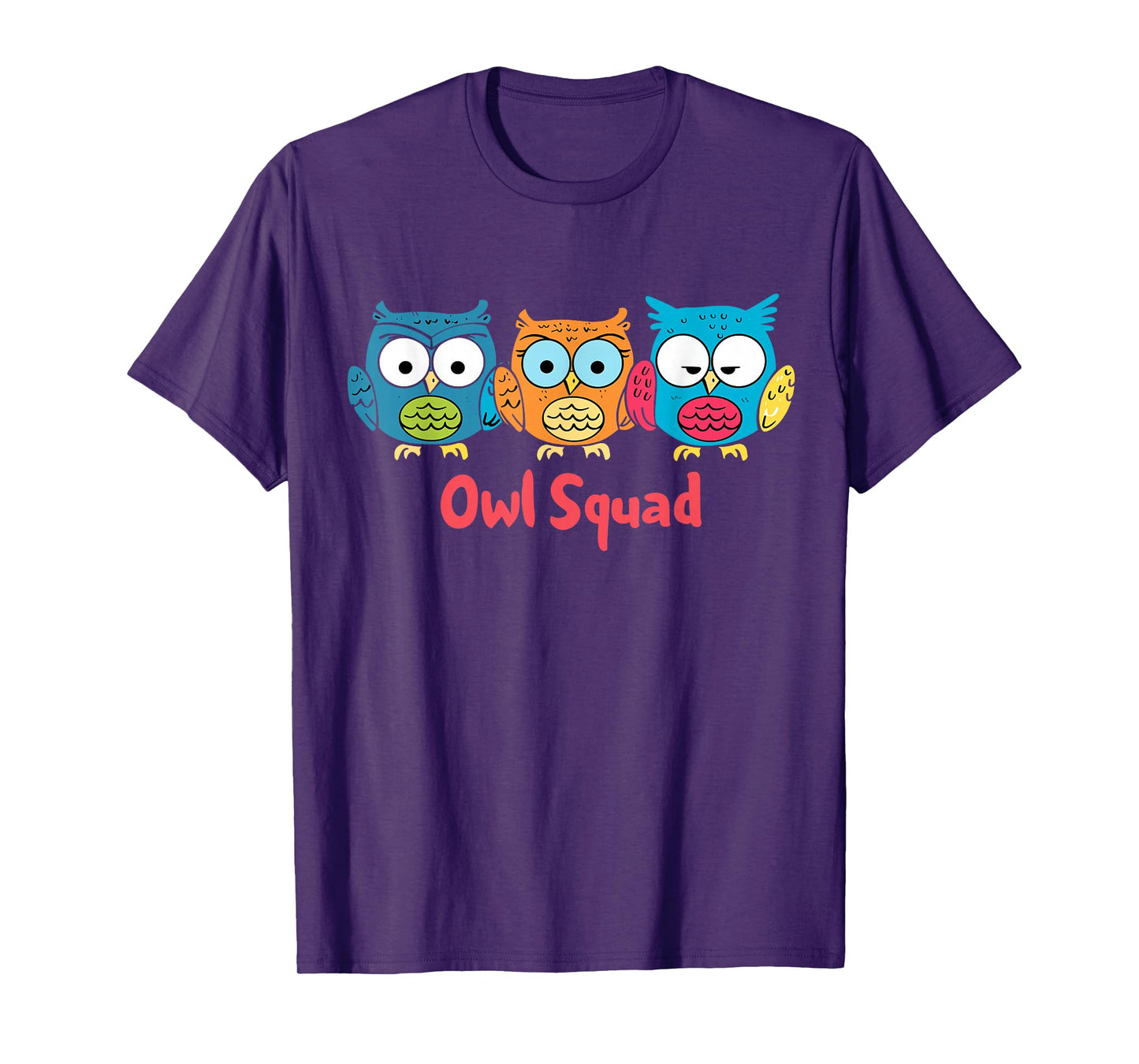 Owl Squad T-Shirt | Cool Owl Lover Shirt