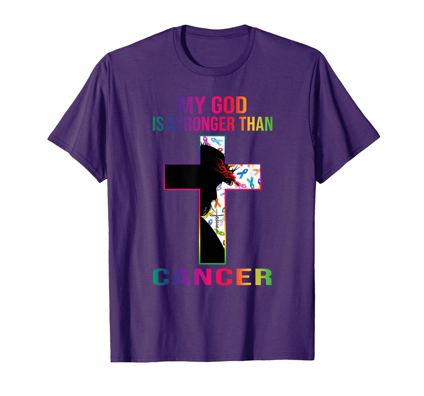 My God is stronger than cancer T-Shirt