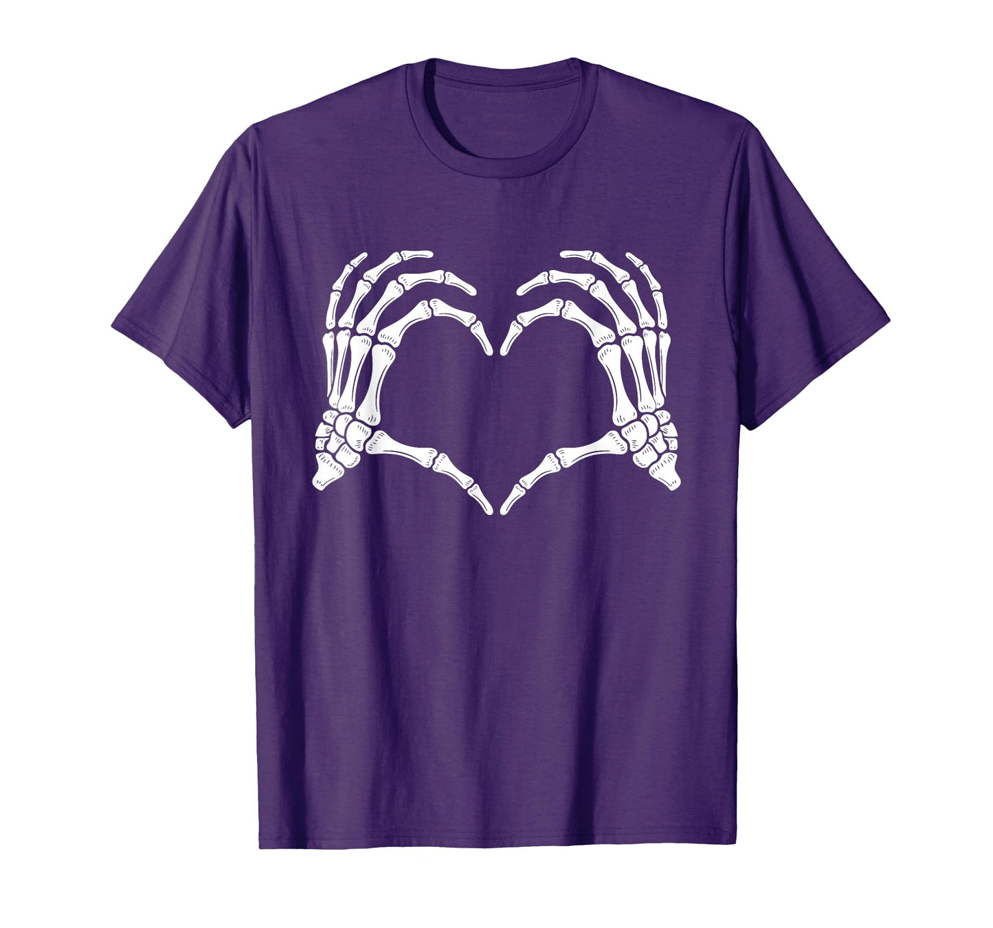 Skeleton Hands Heart Halloween Costume T-Shirt