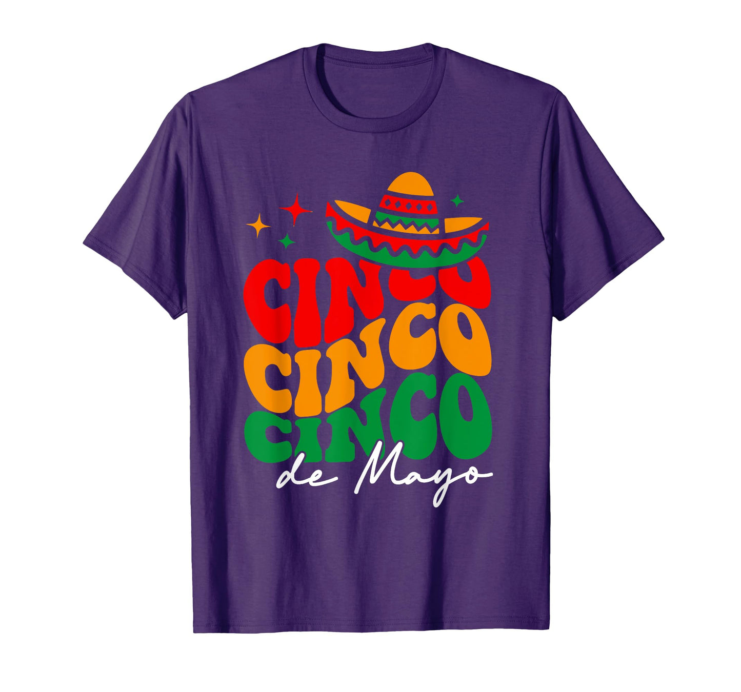 Groovy Cinco De Mayo Shirt Mexican Fiesta 5 De Mayo Women T-Shirt