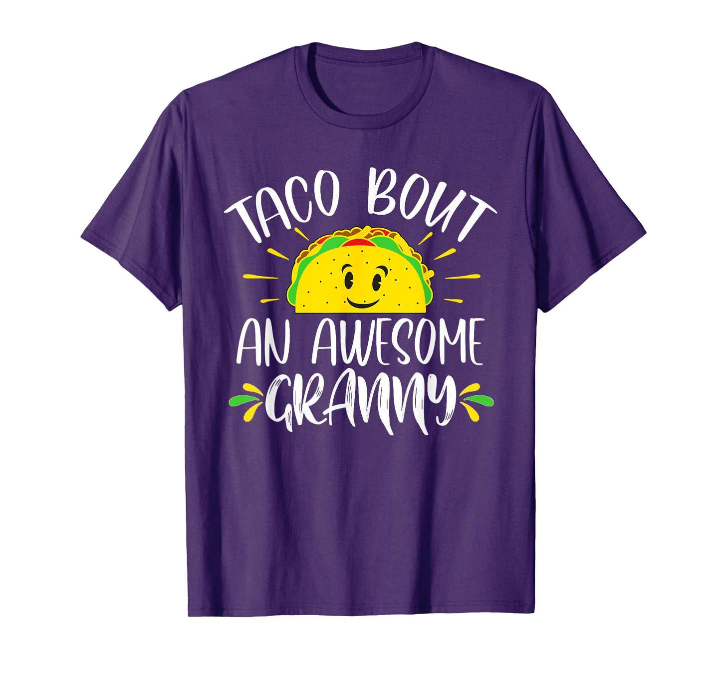 Taco Bout An Awesome Granny Mother's Day Funny Taco T-Shirt
