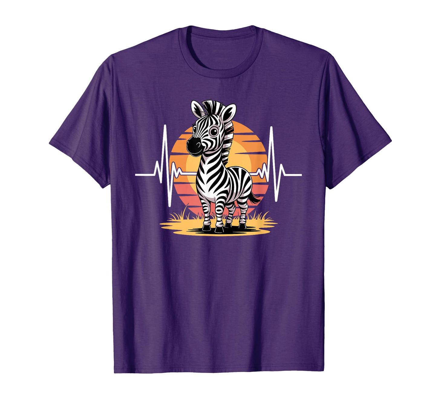 Funny Zebra Art for Men Women Kids Zebra Animal Print Zebra T-Shirt