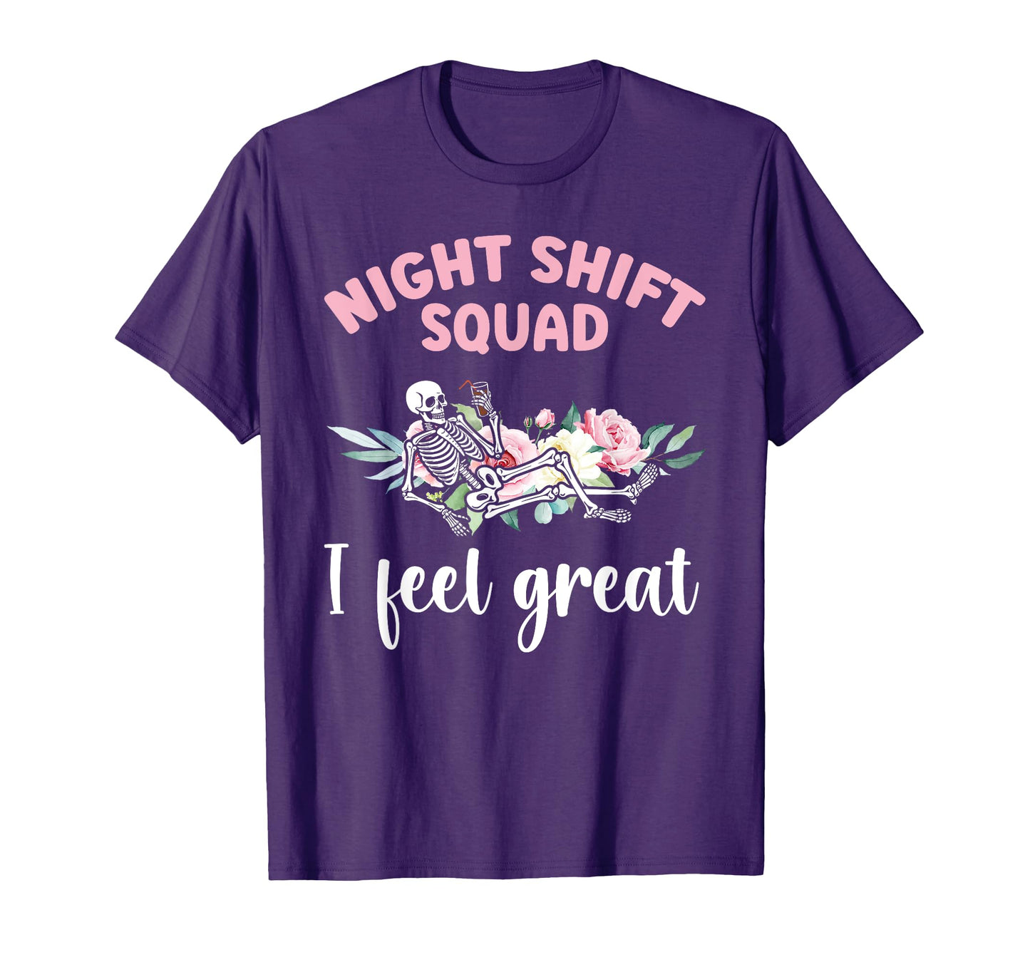 Night Shift Squad Night Shift Worker Overnight Work Shift T-Shirt