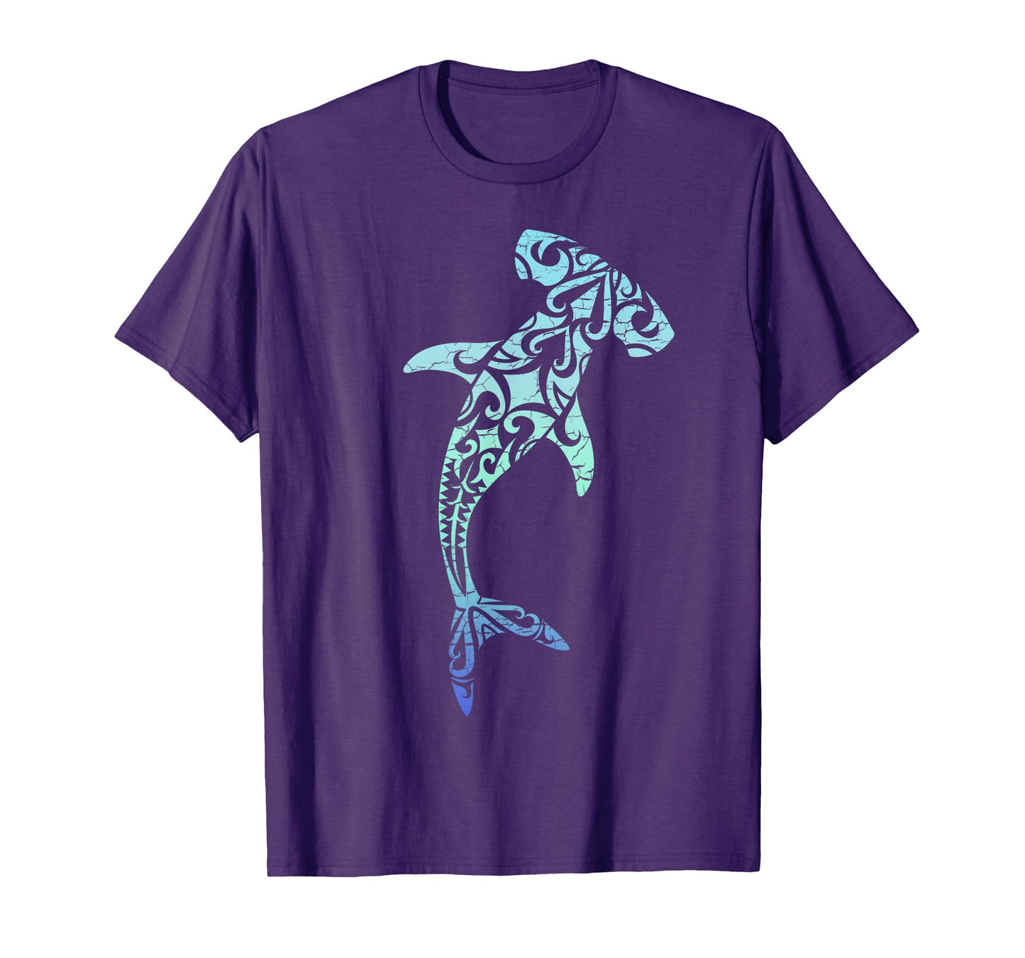 Hawaii Polynesian Tribal Hammerhead Shark Tee Aloha State T-Shirt