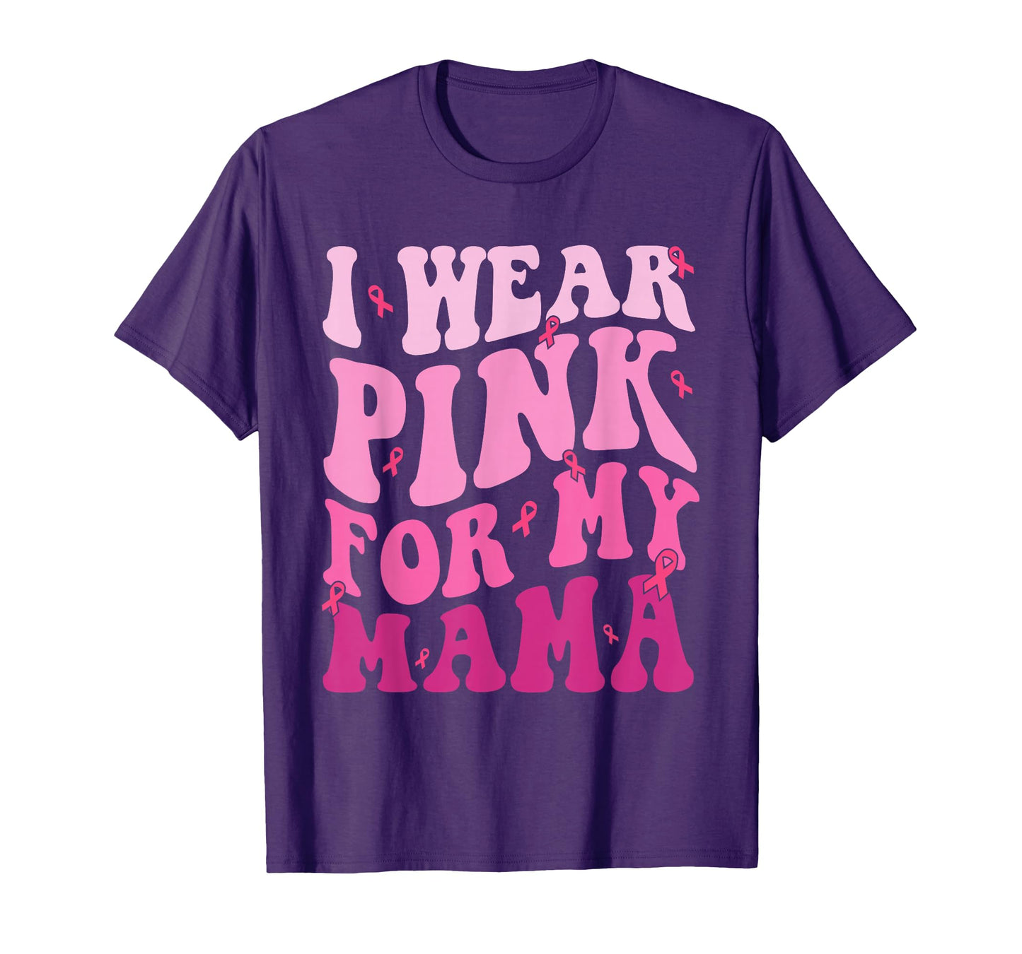 Breast Cancer Shirts for Kids I Wear Pink for my Mama T-Shirt