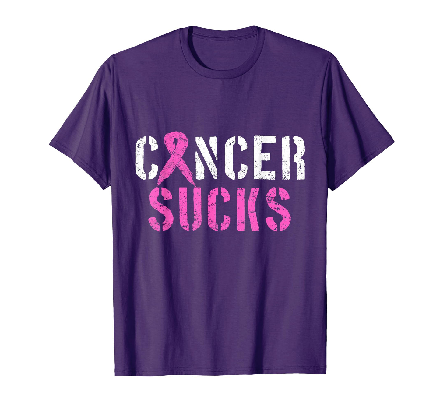 Cancer Sucks Pink Ribbon T-Shirt