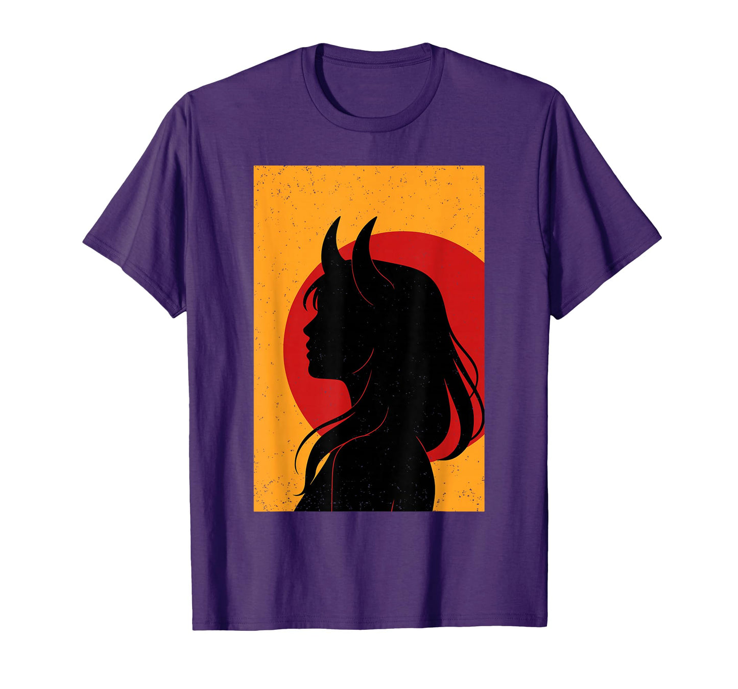 Demon Girl Halloween Goth Gothic Spooky Season Women T-Shirt