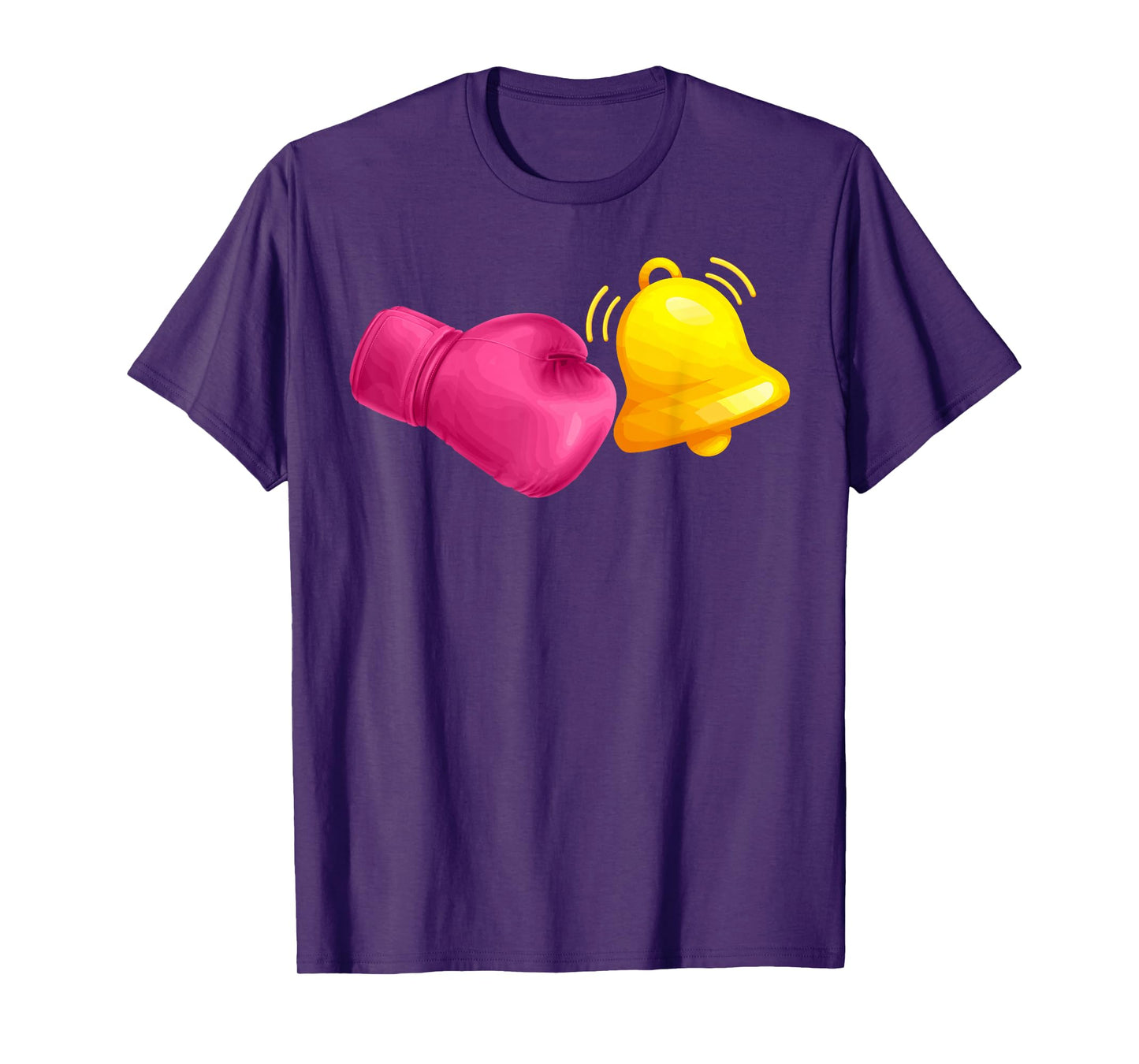 Last Day of Chemo Breast Cancer Boxing Glove Ring The Bell T-Shirt