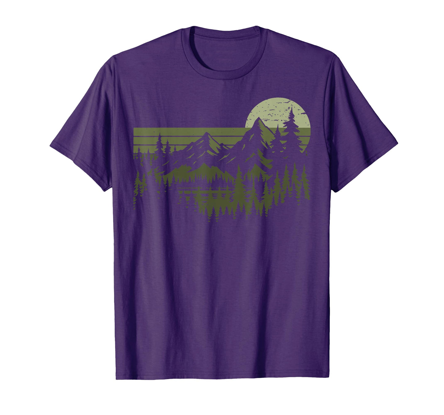 Nature Landscape Retro Hiking Vintage Hiker T-Shirt