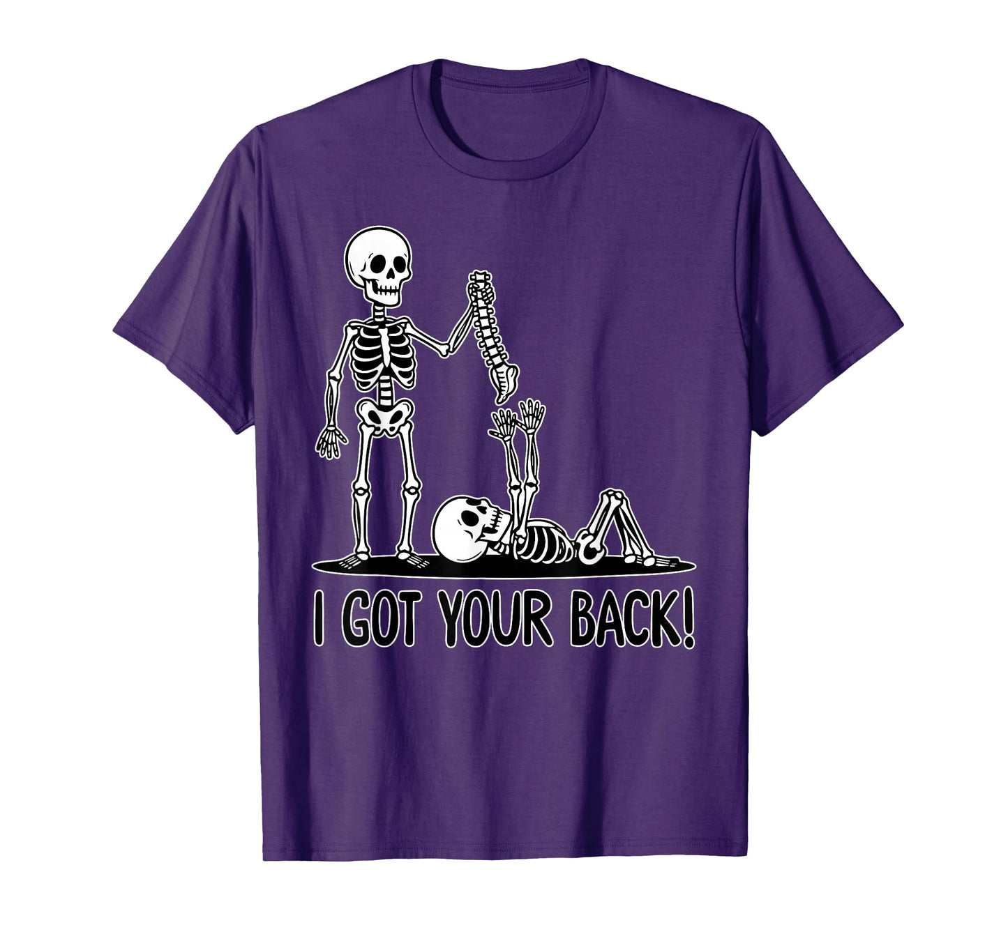 Skeleton Humor I Got Your Back Halloween Costume T-Shirt