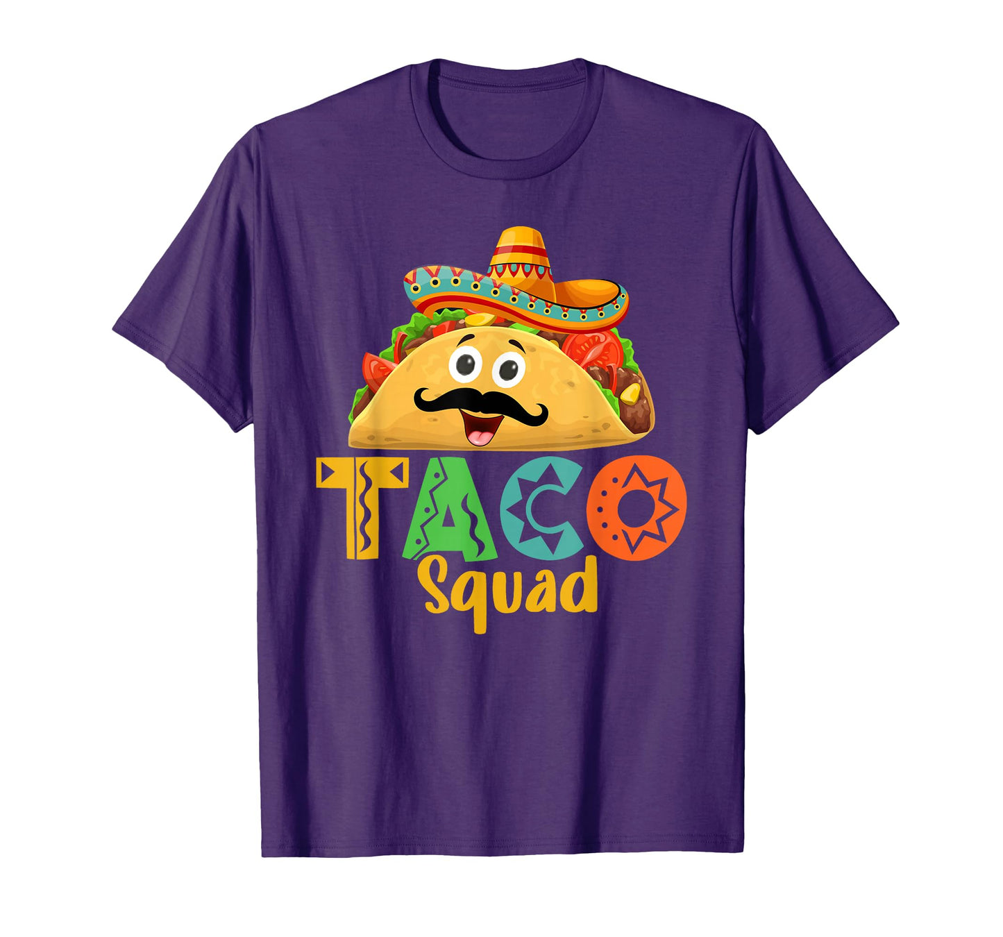 Mexican Food Lover Cinco de Mayo Taco Squad T-Shirt