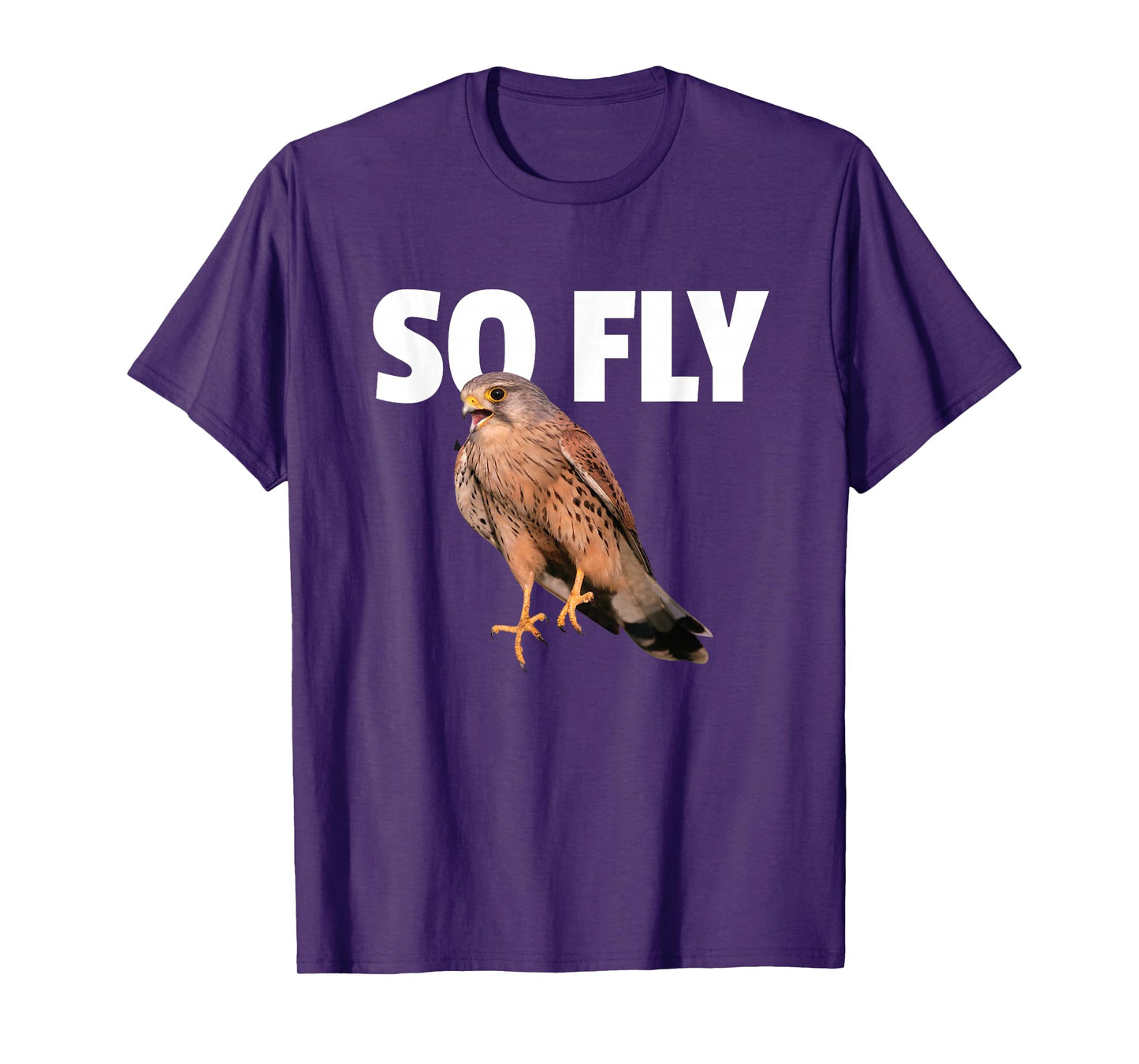 Kestrel Falcon Bird Birdwatching So Fly T-Shirt