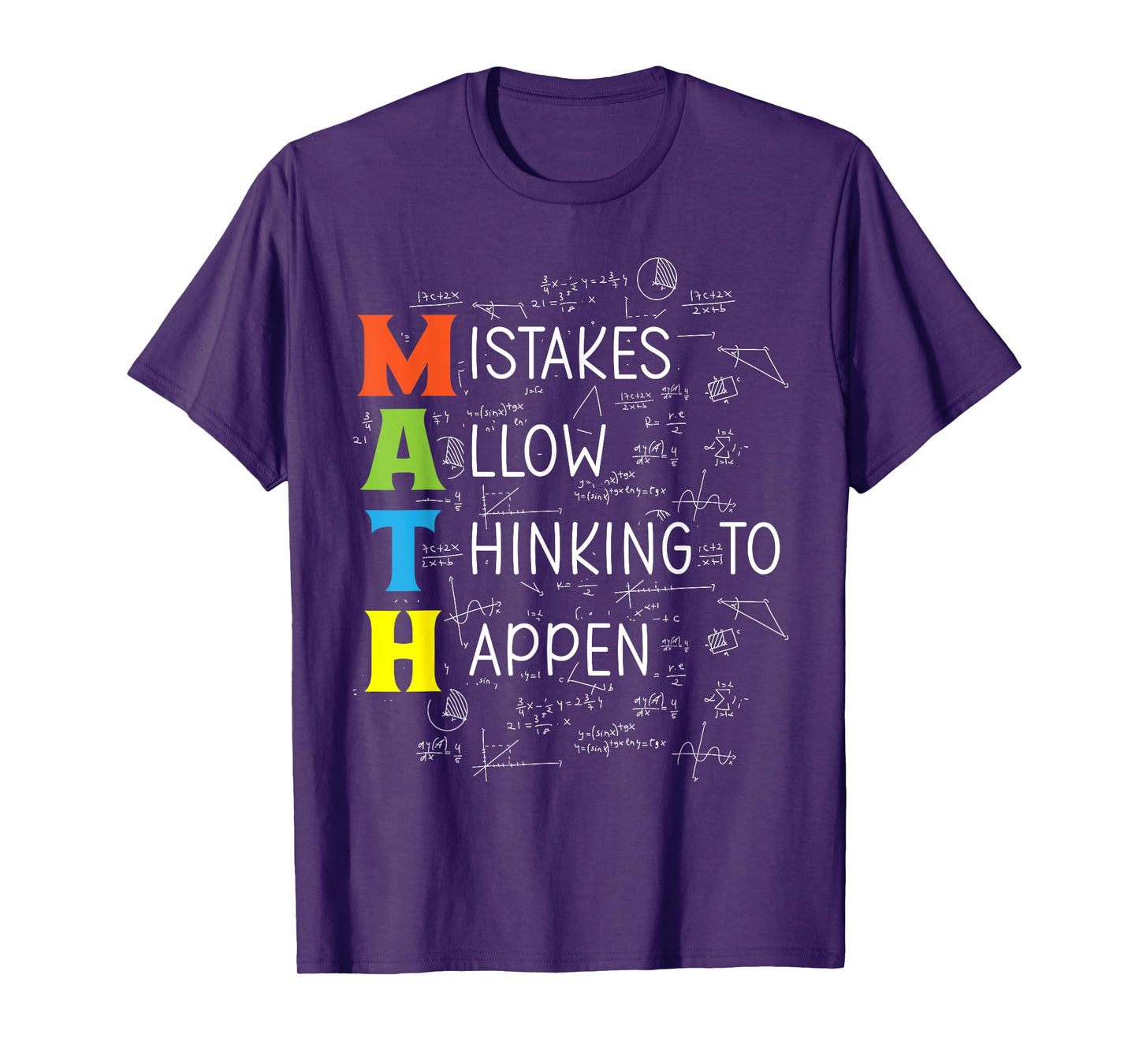 MATH Mistakes Allow Thinking To Happen T-Shirt