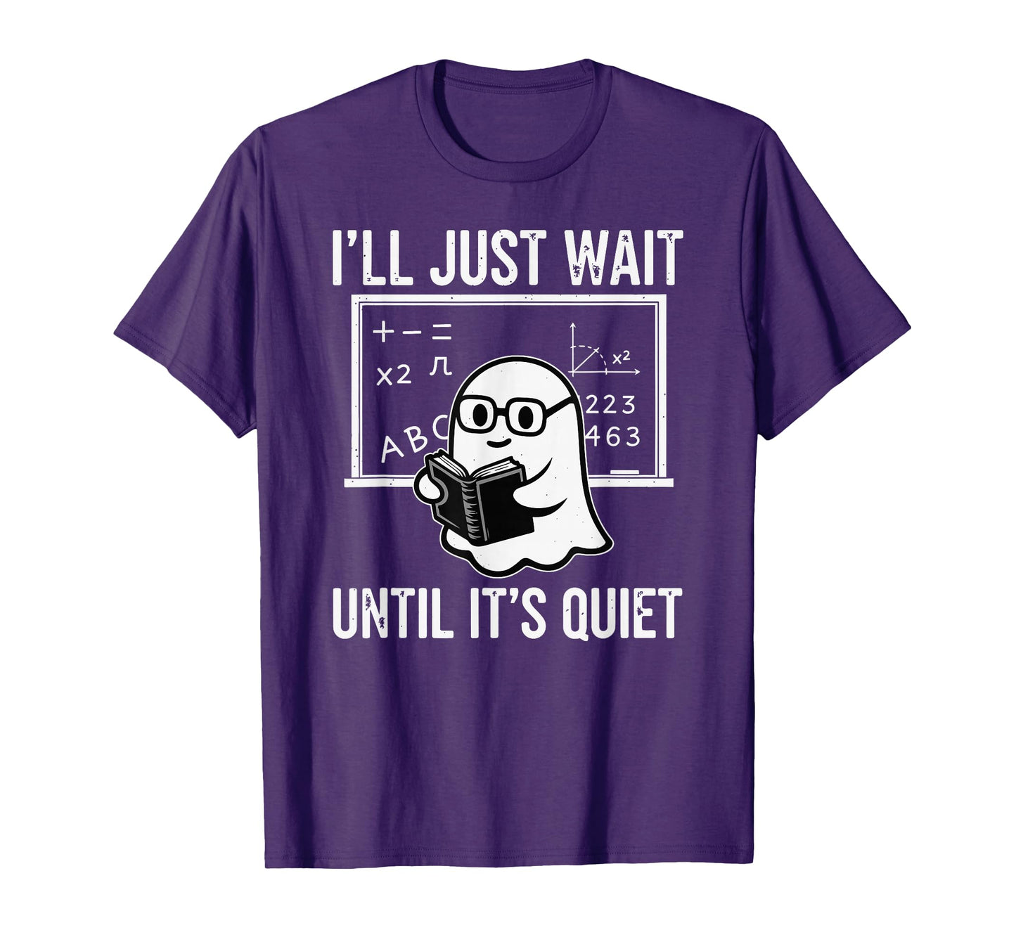Halloween Teacher I'll Just Wait Until It's Quiet T-Shirt