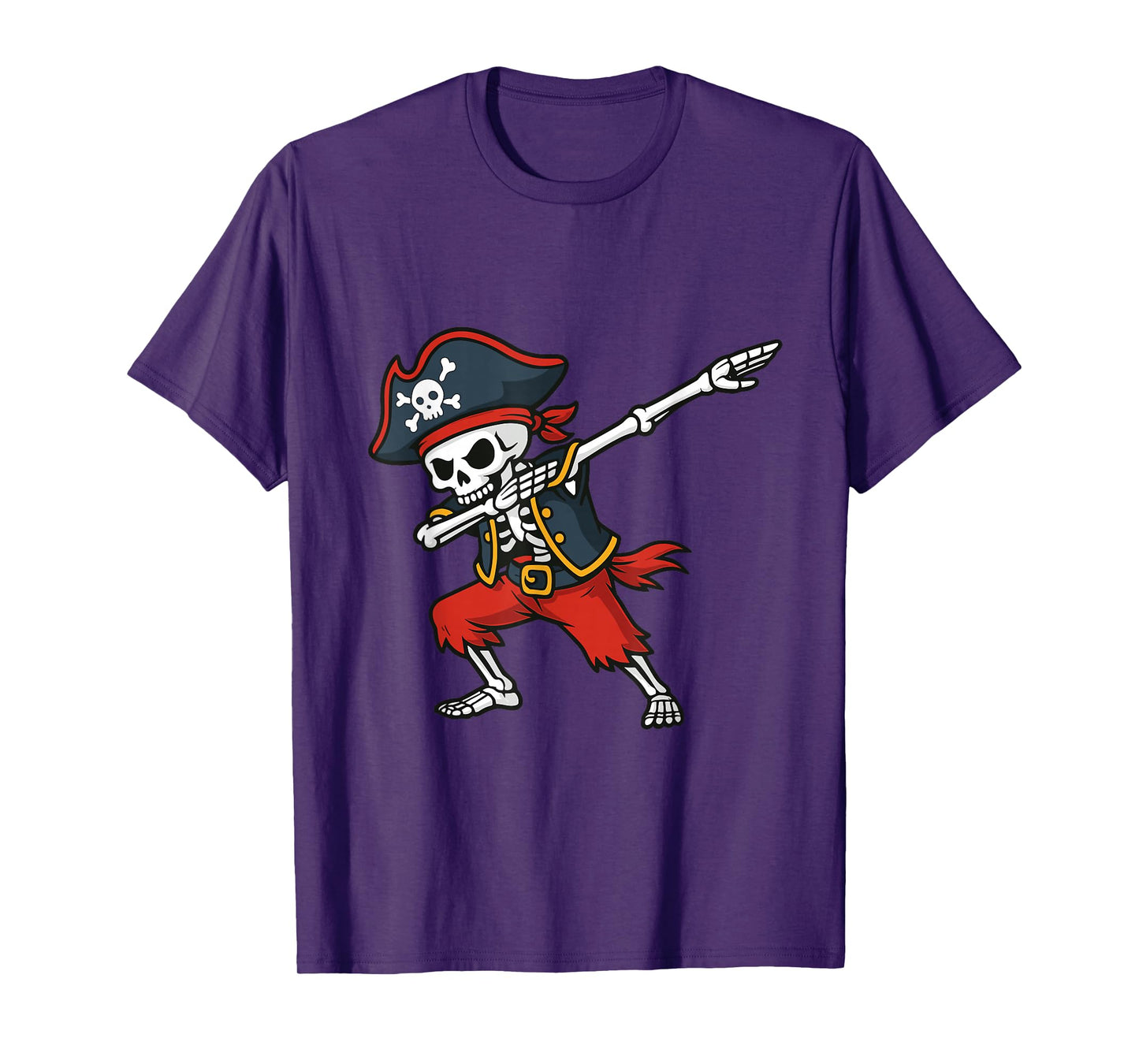 Dabbing Skeleton Pirate Skull Costume Pretend I'm a Pirate T-Shirt
