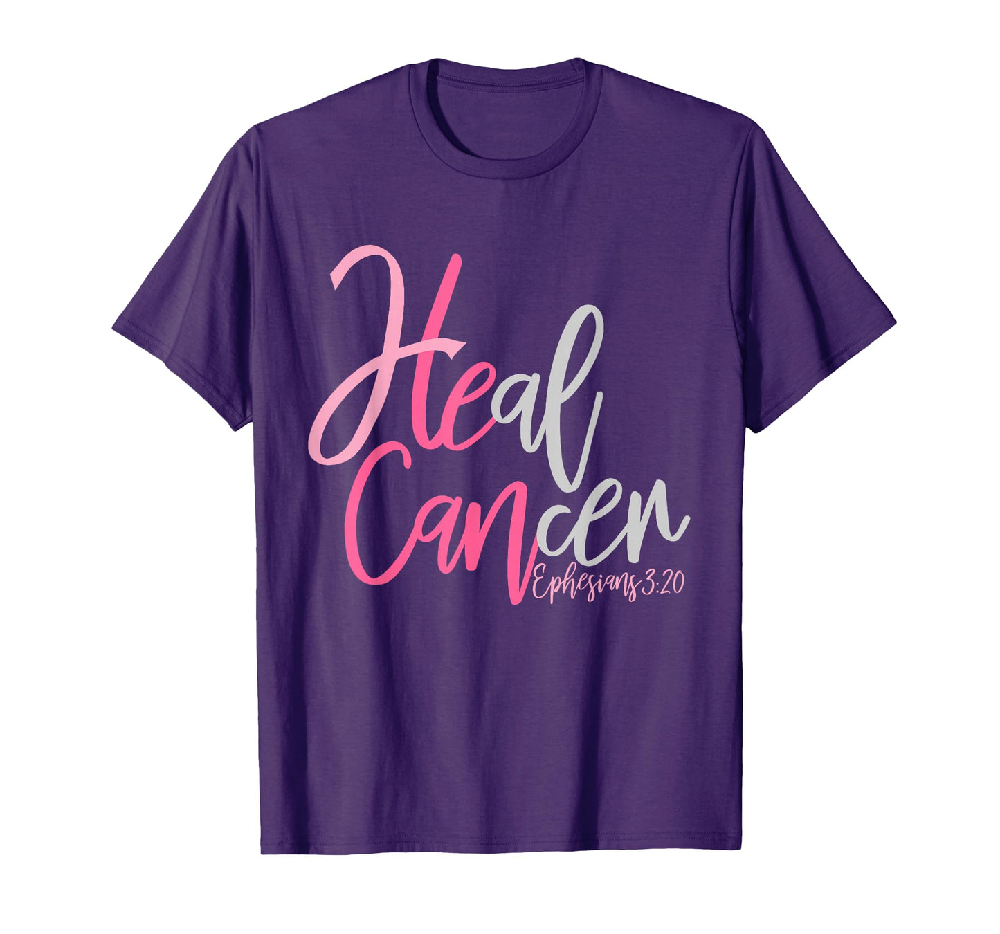 He Can Heal Cancer (Breast Cancer Awareness) T-Shirt