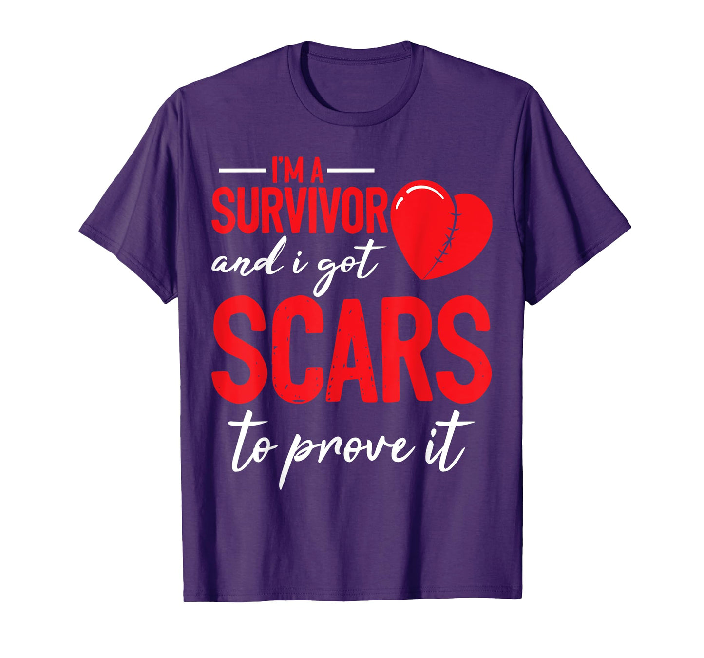 Open Heart Surgery Survivor Bypass Warrior T-Shirt