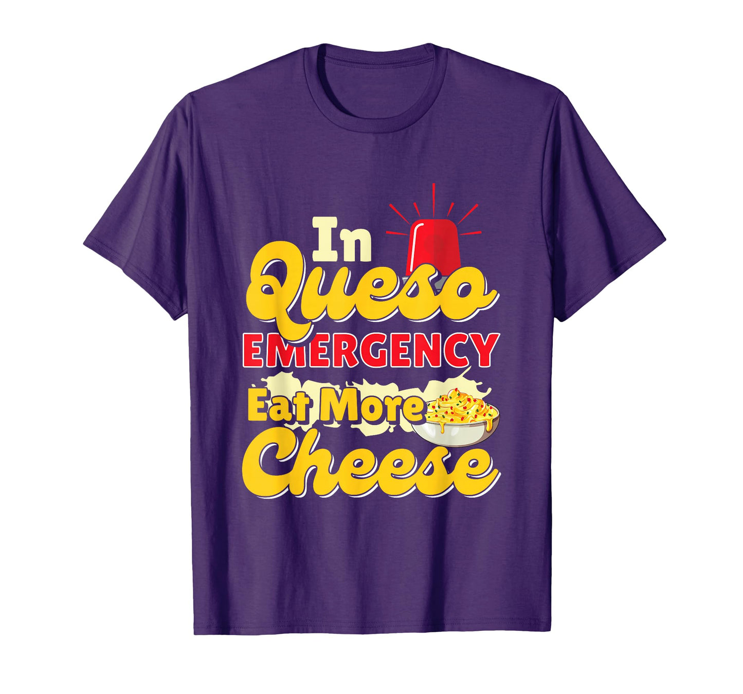 Queso Lover Hispanic Mexican Food Cheese Sauce Funny Queso T-Shirt