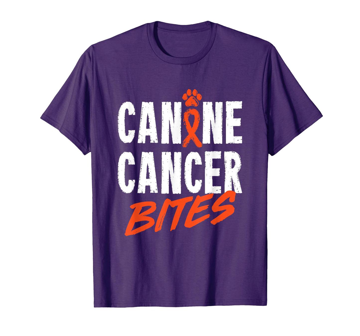 Canine Cancer Bites Dog Pet Carcinoma Support T-Shirt