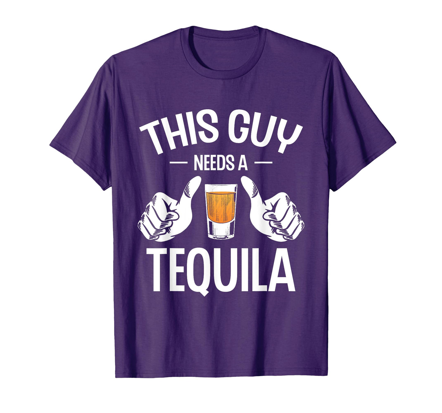 This Guy Needs A Tequila Tequilas Drinking Drink Tequila T-Shirt, Small, Black