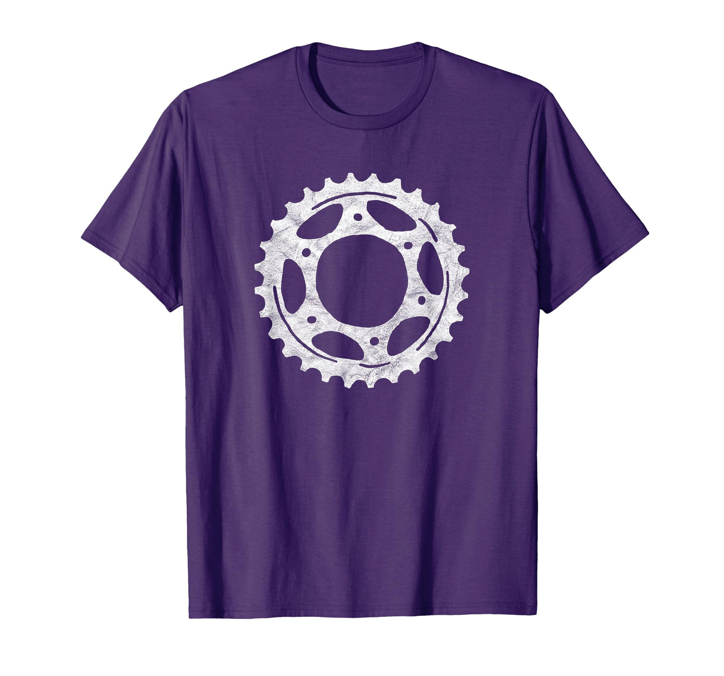 Bike Sprocket Gear Mountain Biking Vintage Minimalist T-Shirt