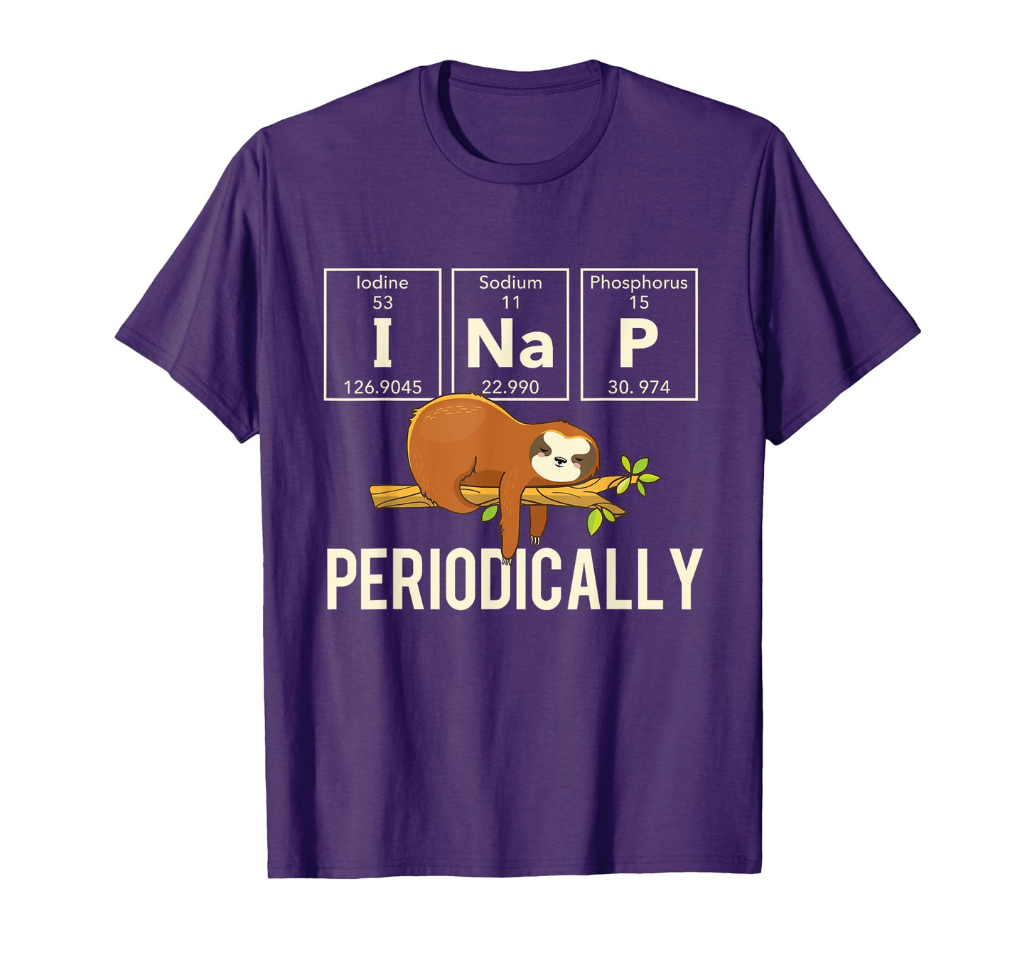 Periodically - Sleeping Sloth Zookeeper Animal Nature Lover T-Shirt