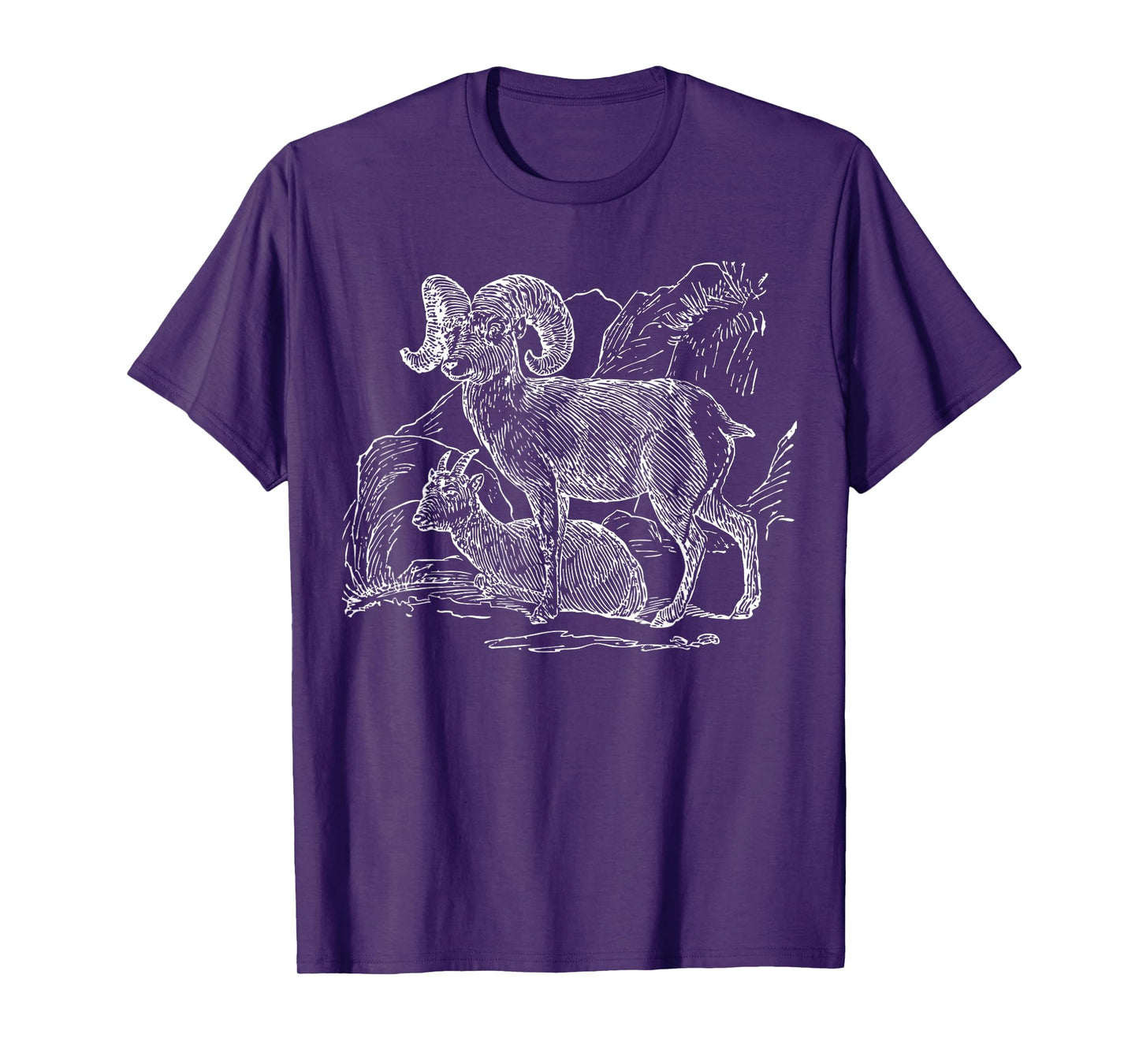 Bighorn Sheep T-Shirt Ram Sheep Tee Shirt T-Shirt