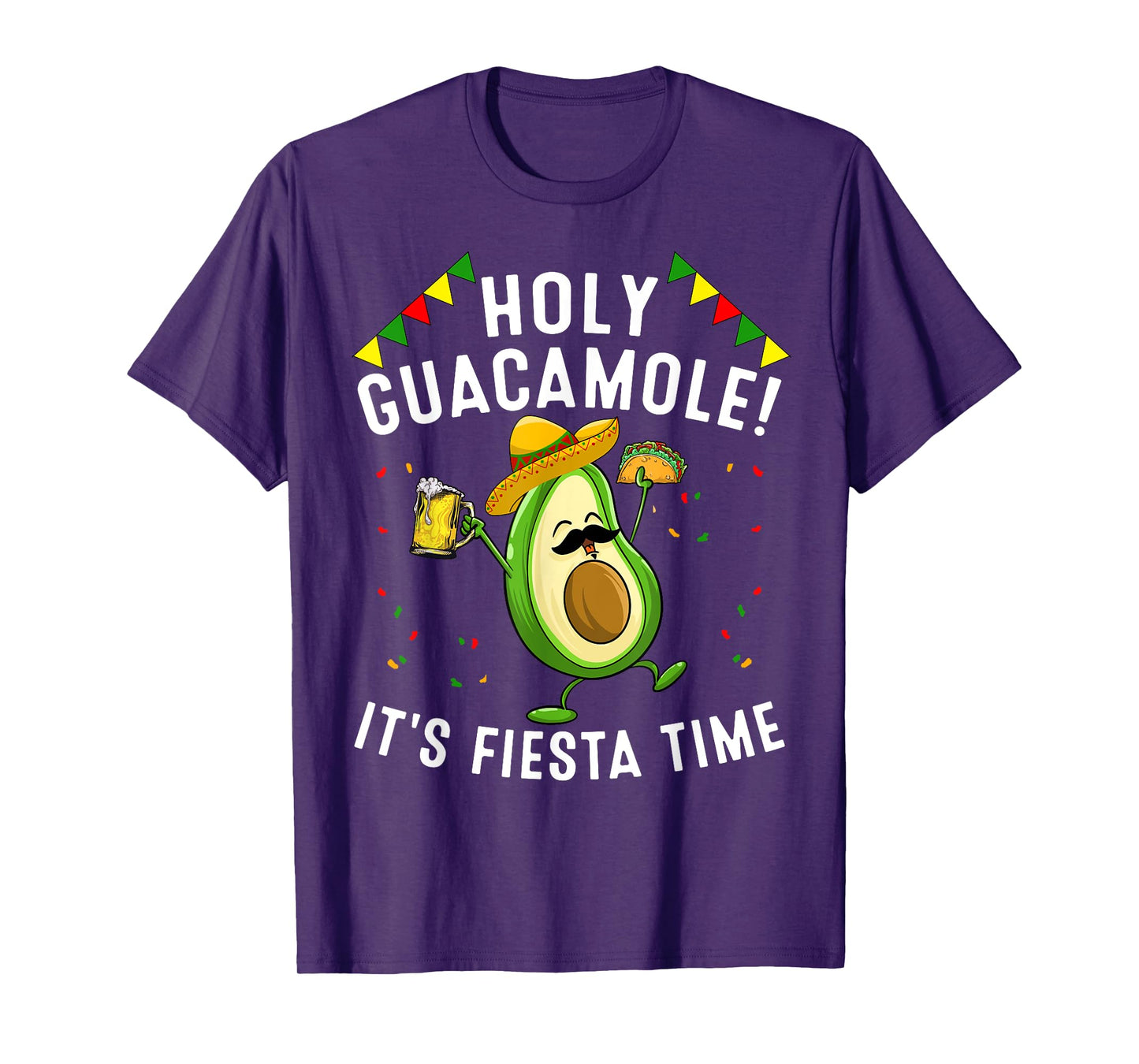 Funny Holy Guacamole Fiesta Cinco De Mayo Gift Cute Mexican T-Shirt